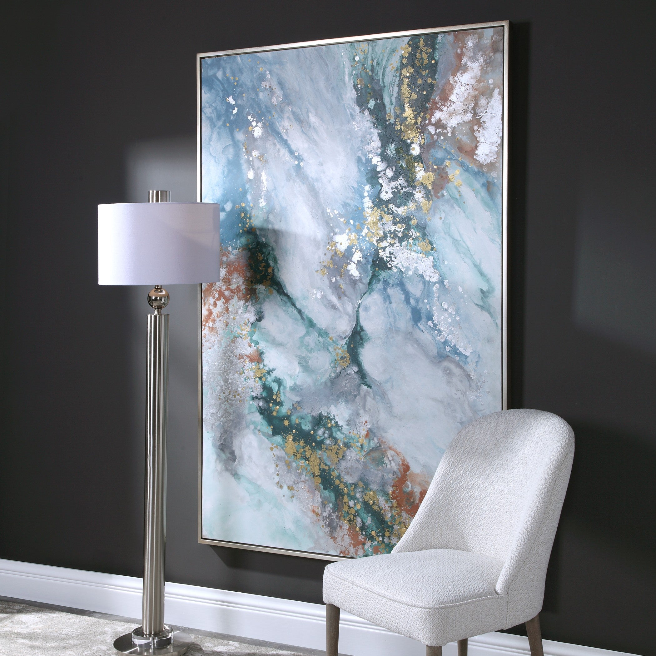 Mercury Hand Abstract Art by Uttermost