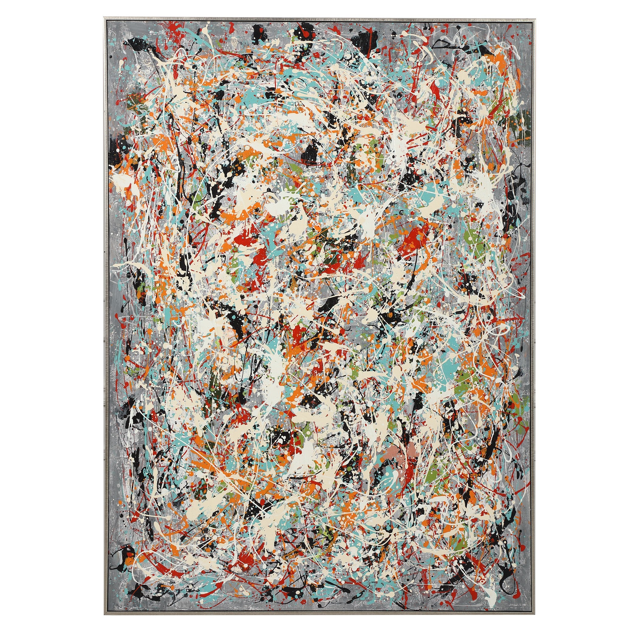 Organized Chaos Hand Painted Canvas by Uttermost