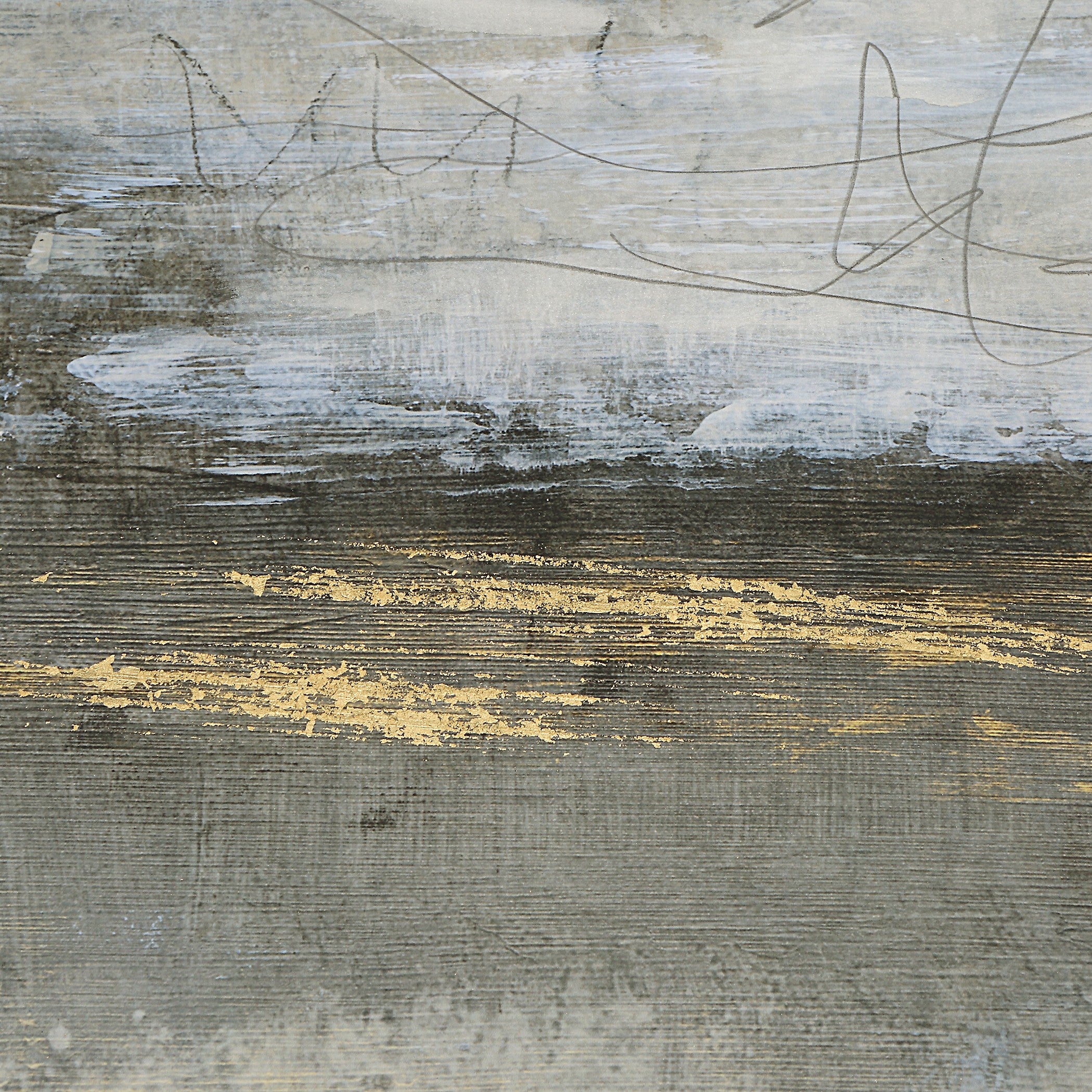 Gilt Misty Landscape Framed Print by Uttermost