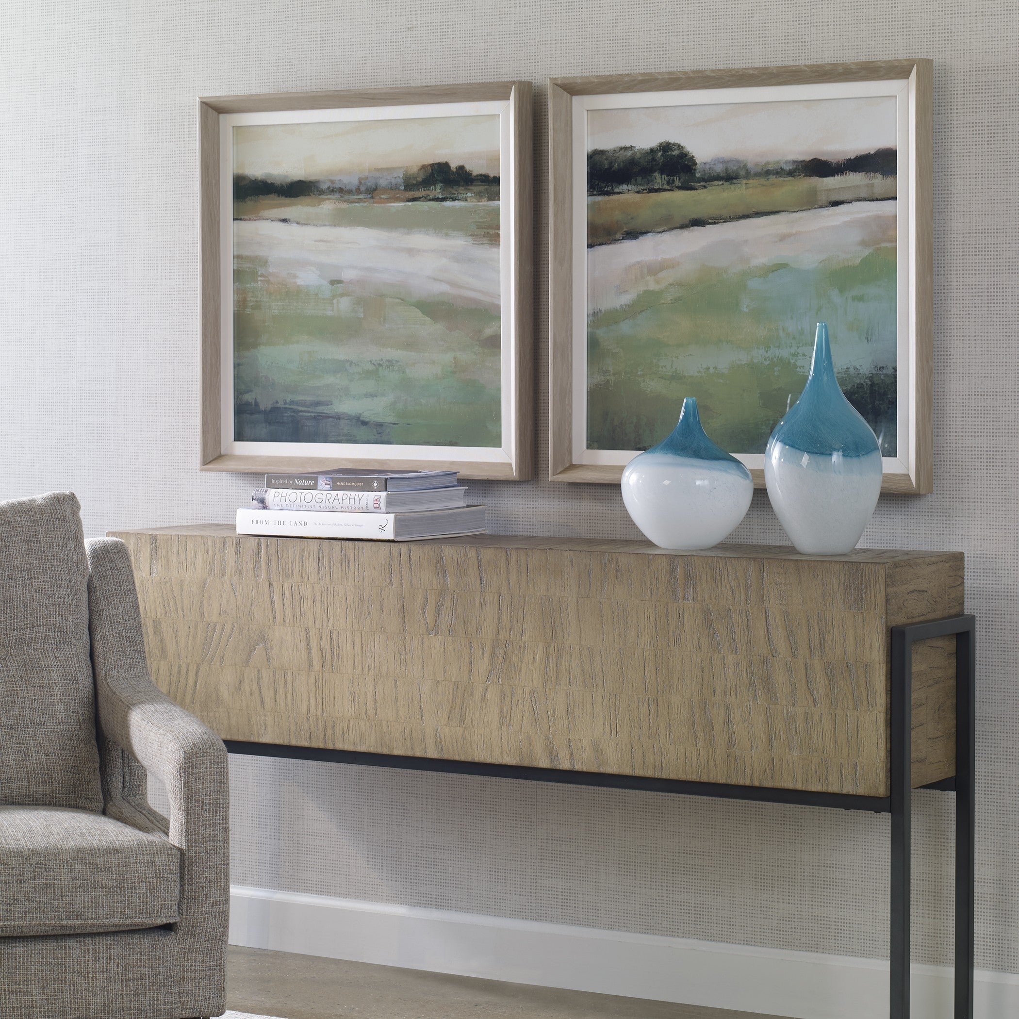 Vivid Vista Framed Prints - Set of 2 by Uttermost
