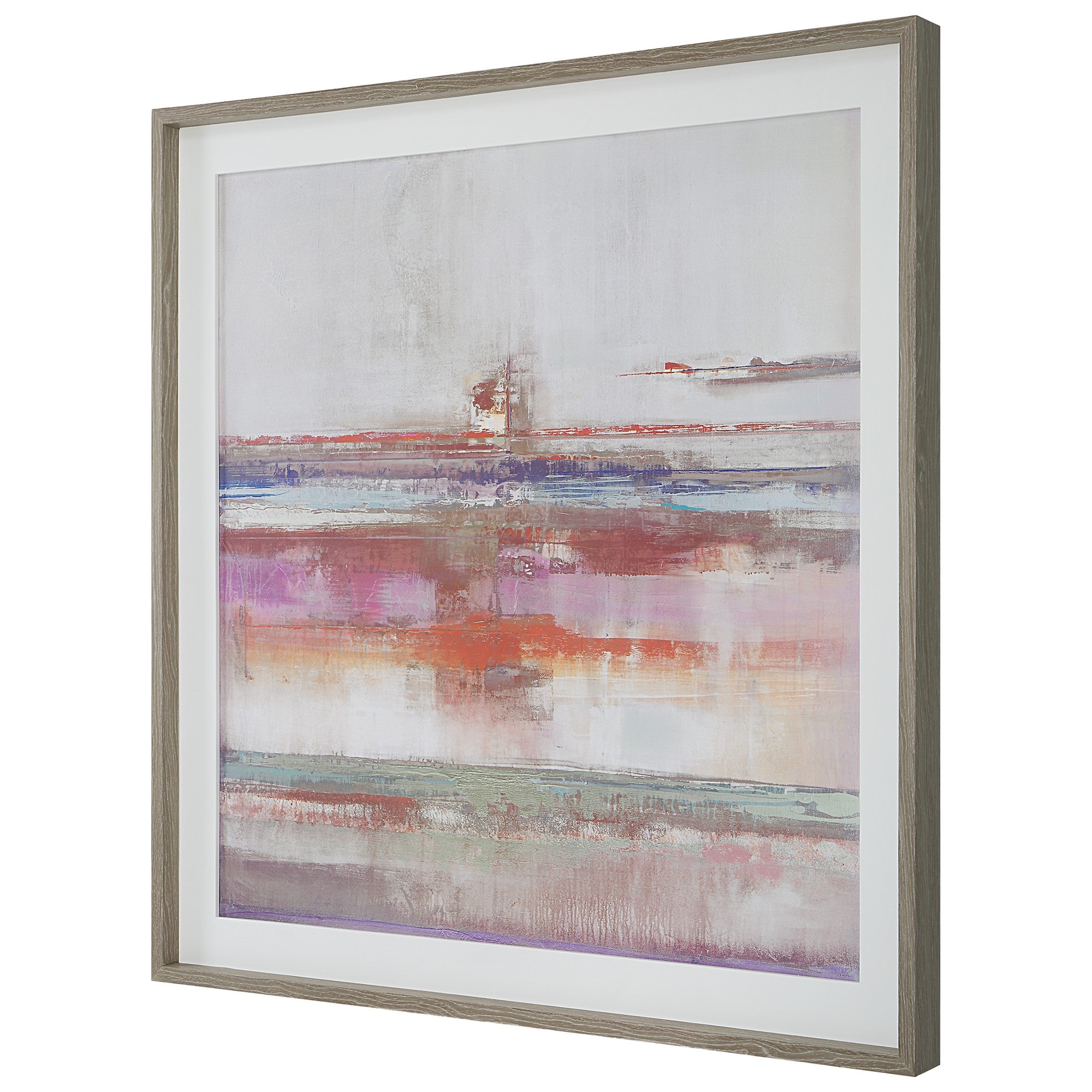 Torrent Abstract Art Framed Print by Uttermost