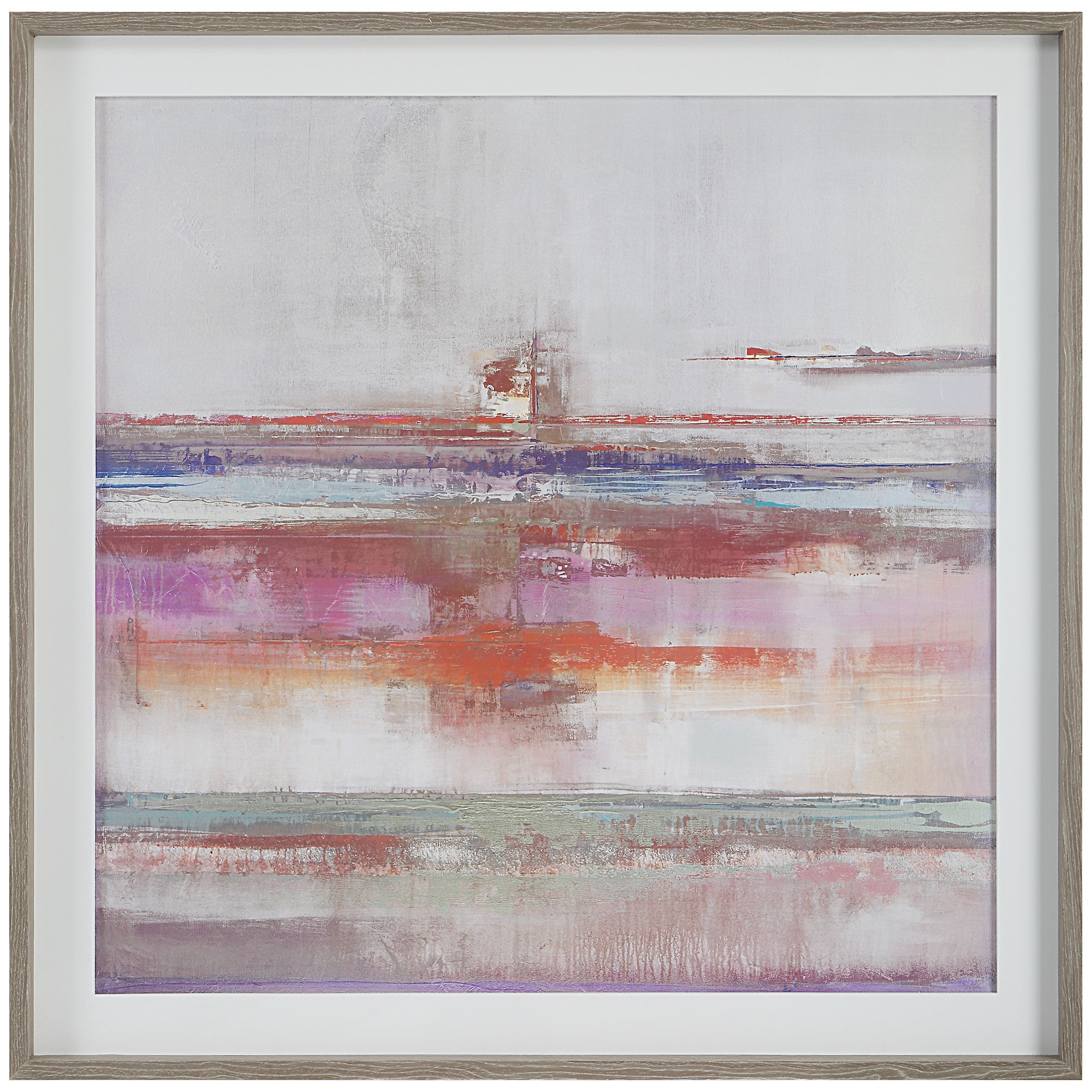 Torrent Abstract Art Framed Print by Uttermost