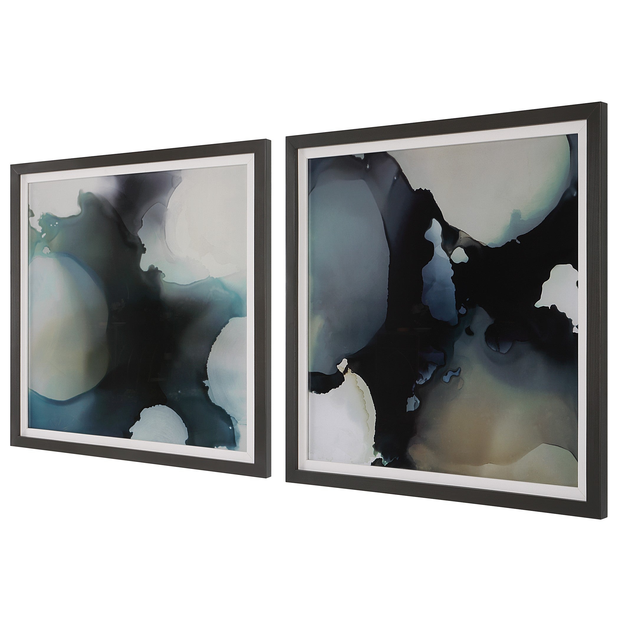 Telescopic Abstract Framed Prints - Set of 2 by Uttermost