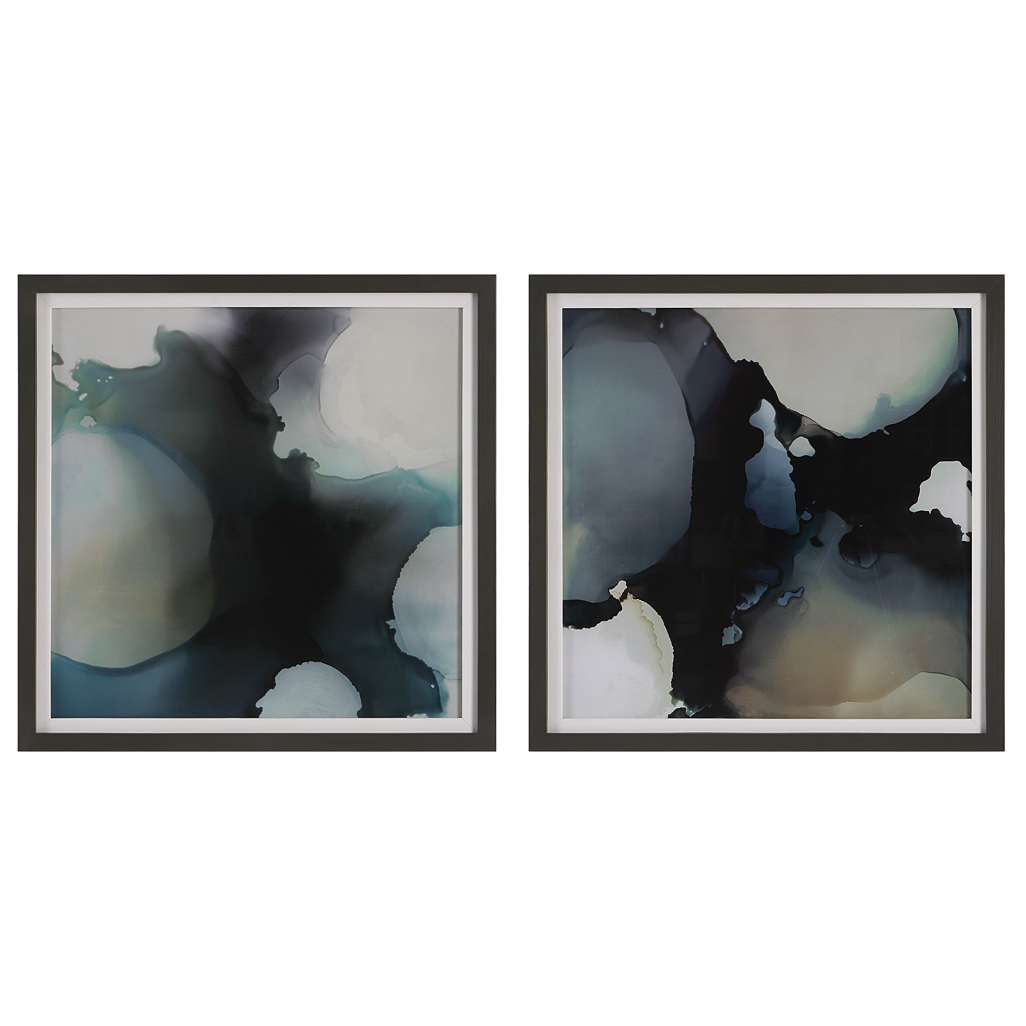 Telescopic Abstract Framed Prints - Set of 2 by Uttermost