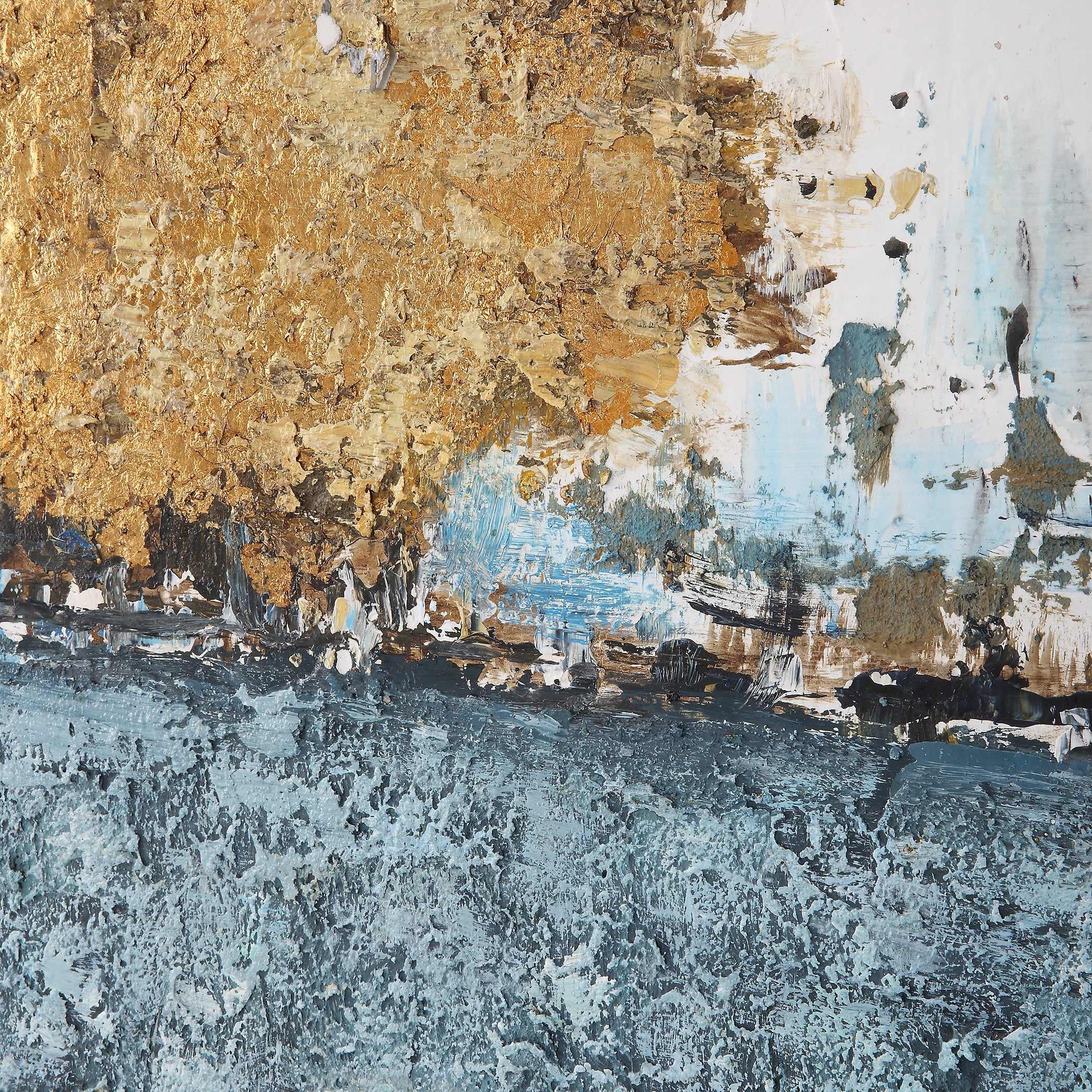Stacked Against Hand Painted Canvas by Uttermost