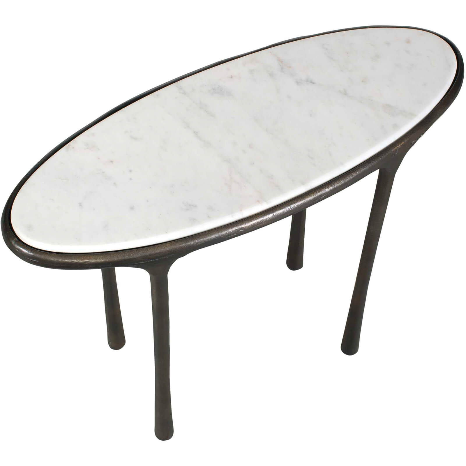 Ata Side Table in Dark Bronze by Uttermost