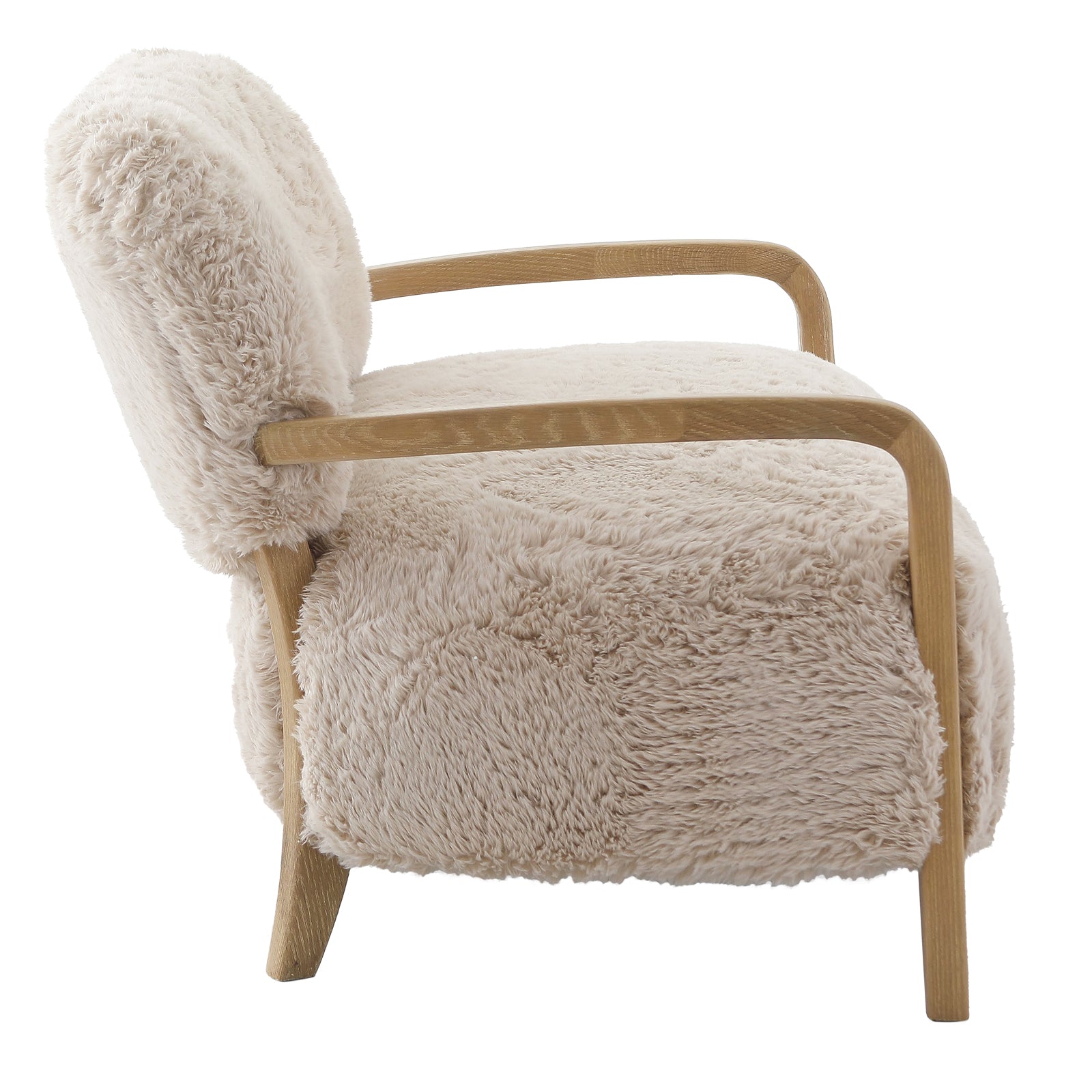 Baaarb Sofa in Faux Sheepskin by Keiichi