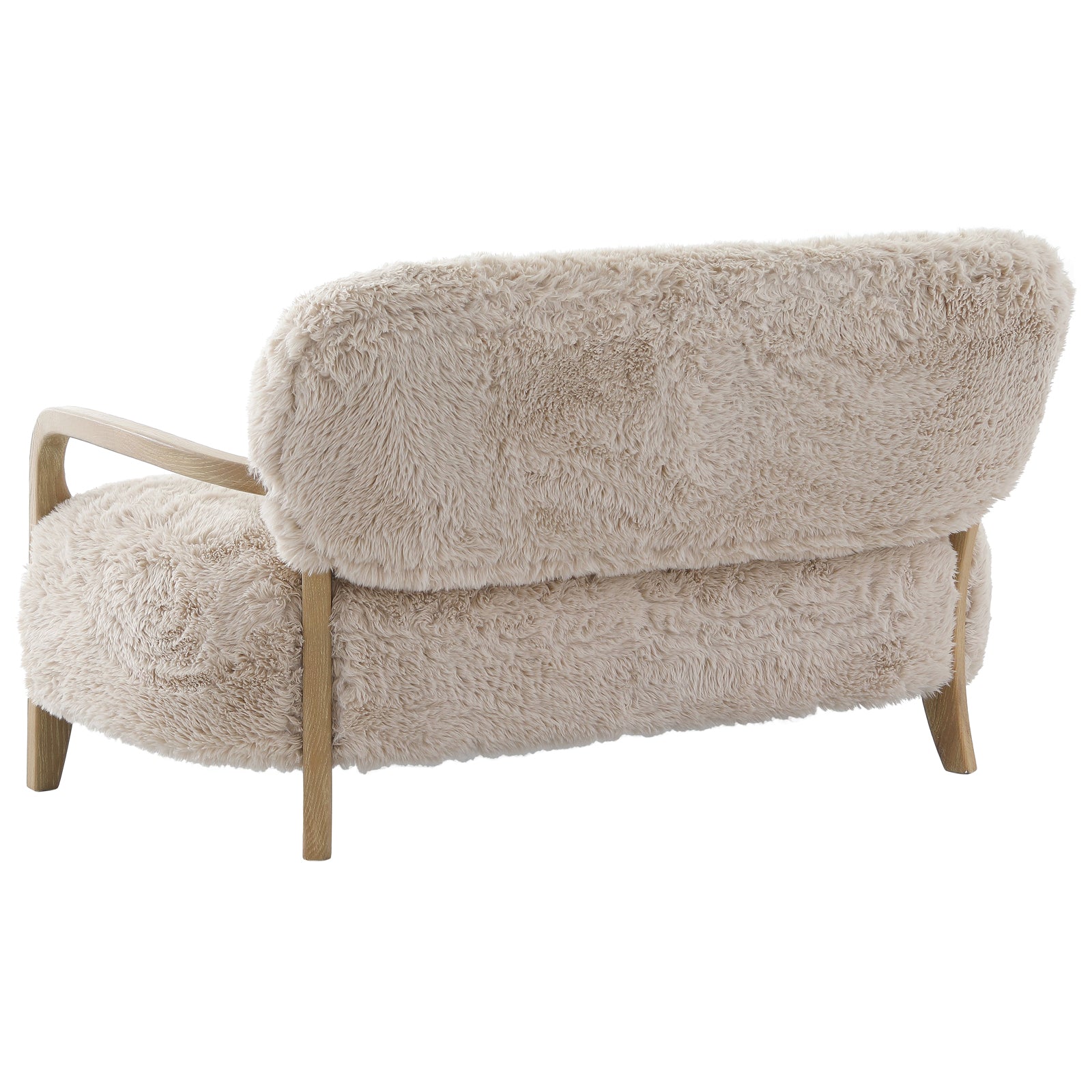 Baaarb Sofa in Faux Sheepskin by Keiichi