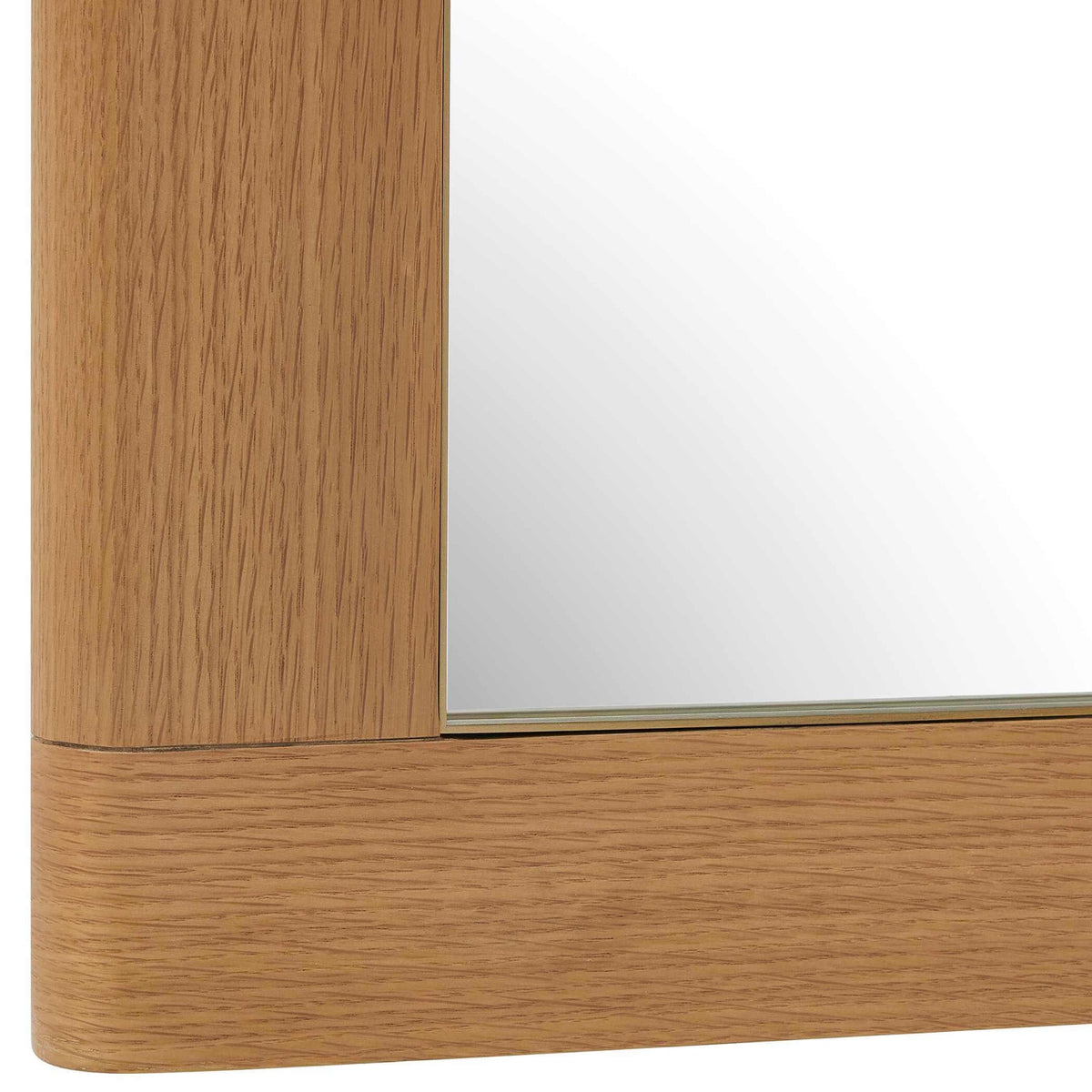 Bishop Gunstock Oak Mirror Uttermost
