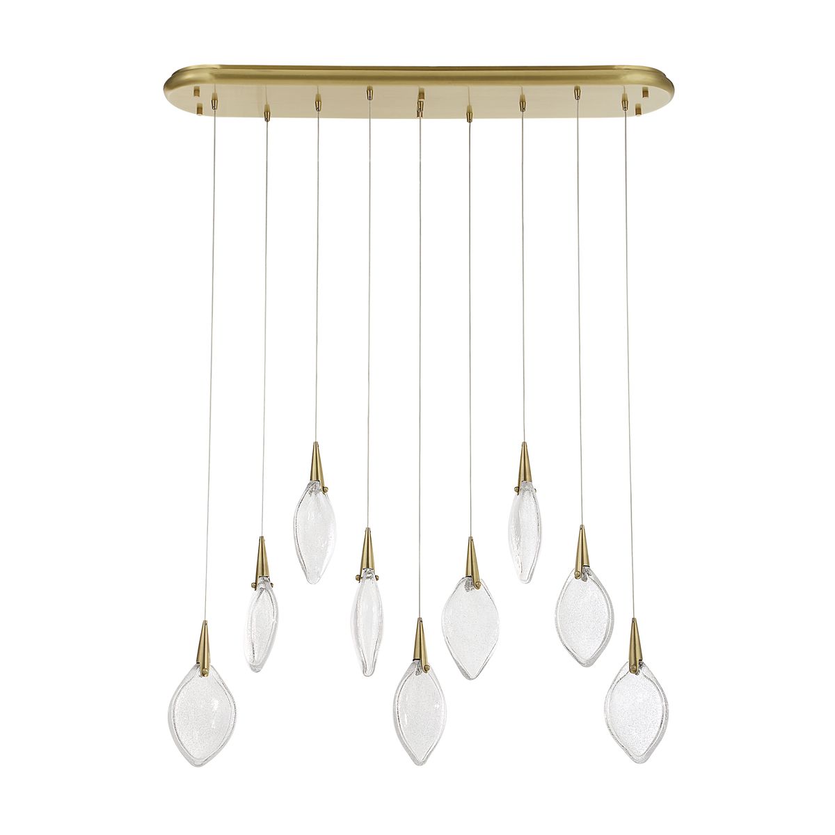 Deluge 9 Light LED Linear Pendant by Uttermost