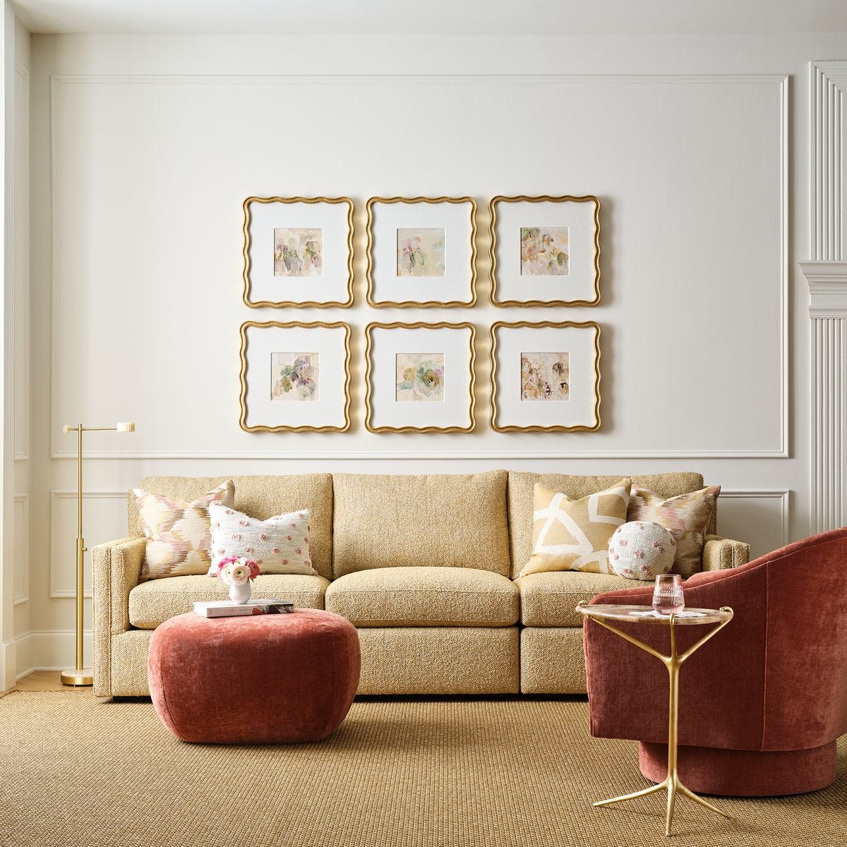Floral Dollop Floor Lamp by Uttermost