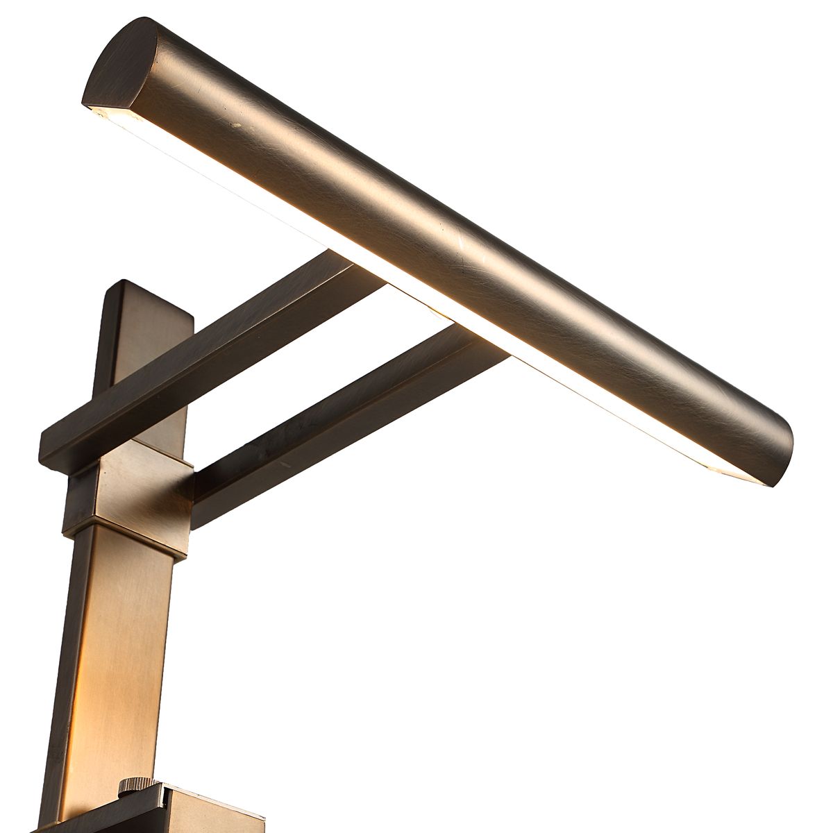 Lean On Me Lighted Easel in Travertine/Bronze by Uttermost