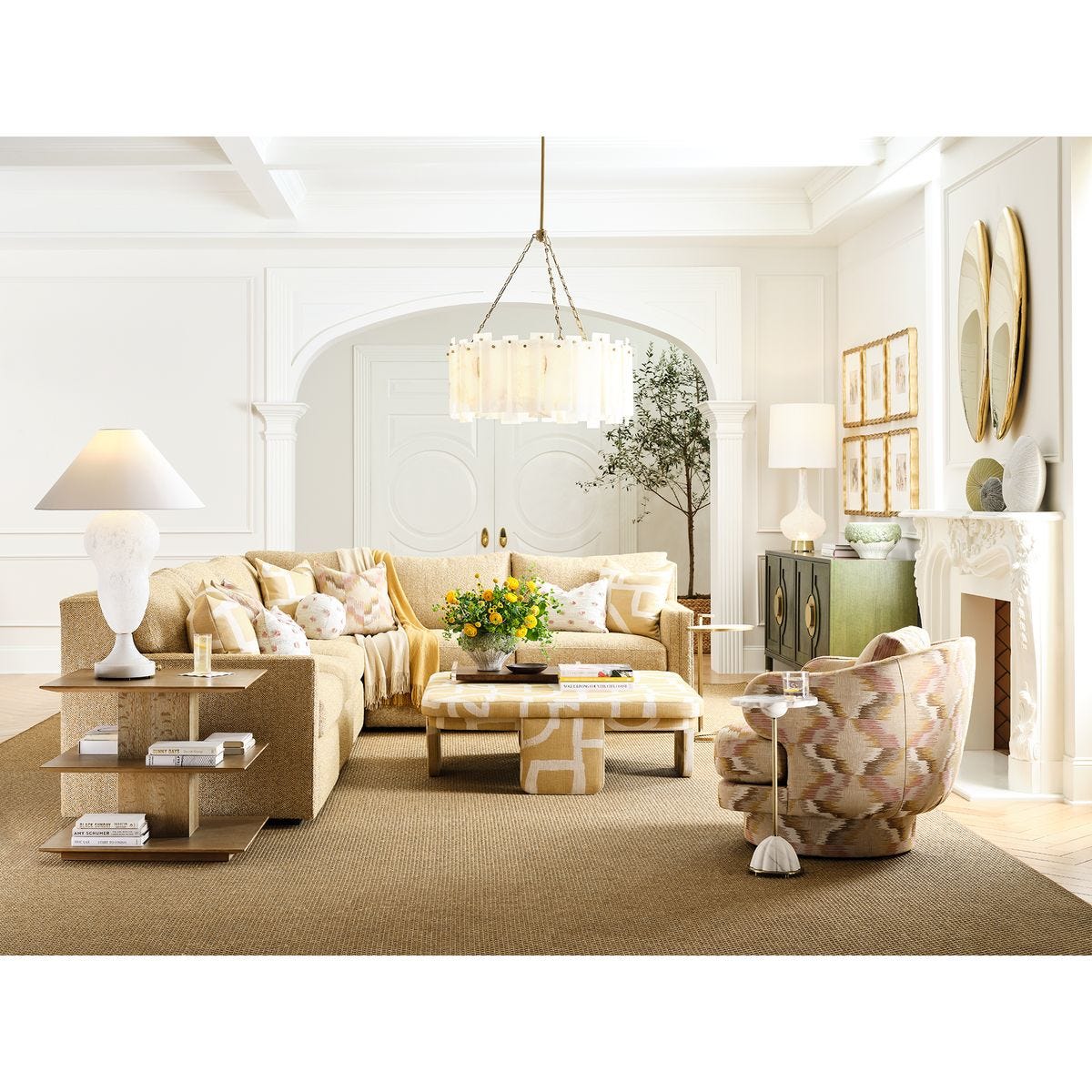 Stacked Deck 6 Light Pendant by Uttermost