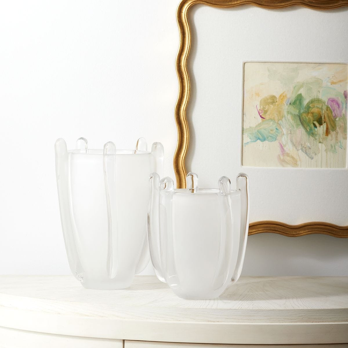Earn Your Stripes Vases - Set of 2 by Uttermost