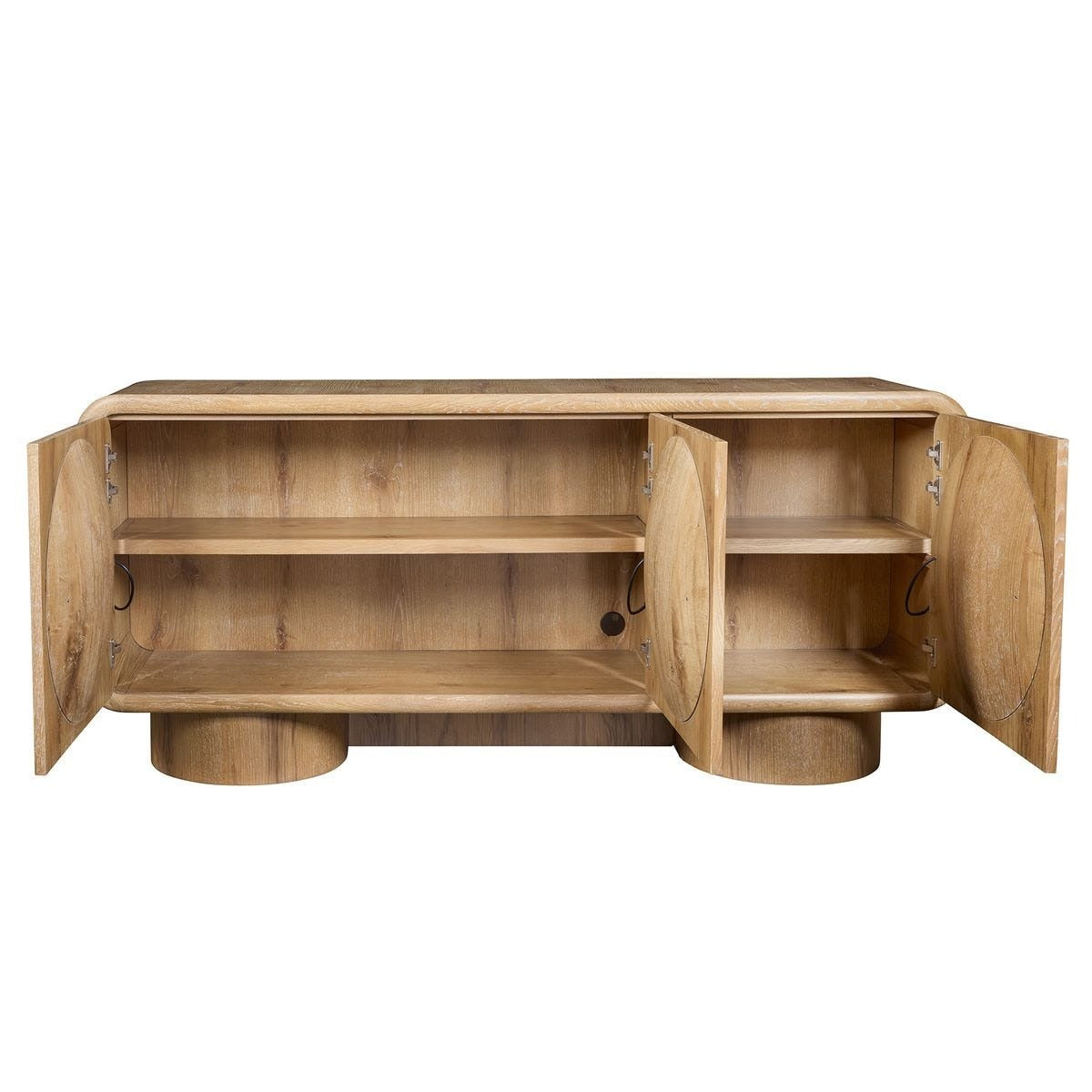 Forest Rings Lighted 3 Door Cabinet by Uttermost