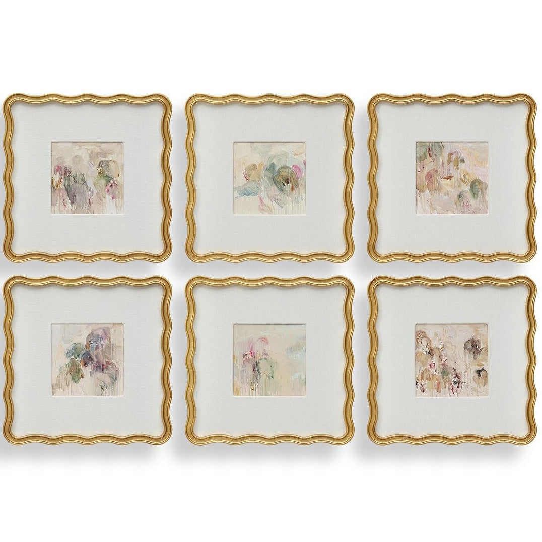 Garden Mist Framed Canvases - Set of 6 by Uttermost