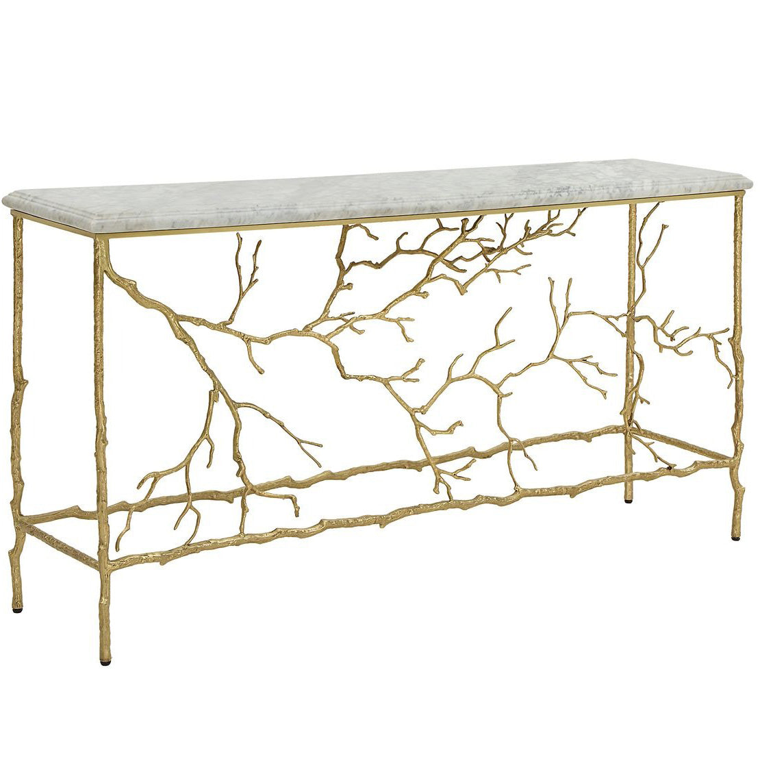 Golden Chestnut Console Table by Uttermost