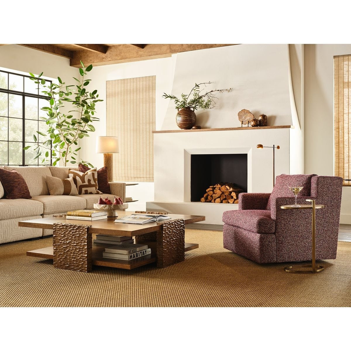 Hewned Joist Coffee Table by Uttermost