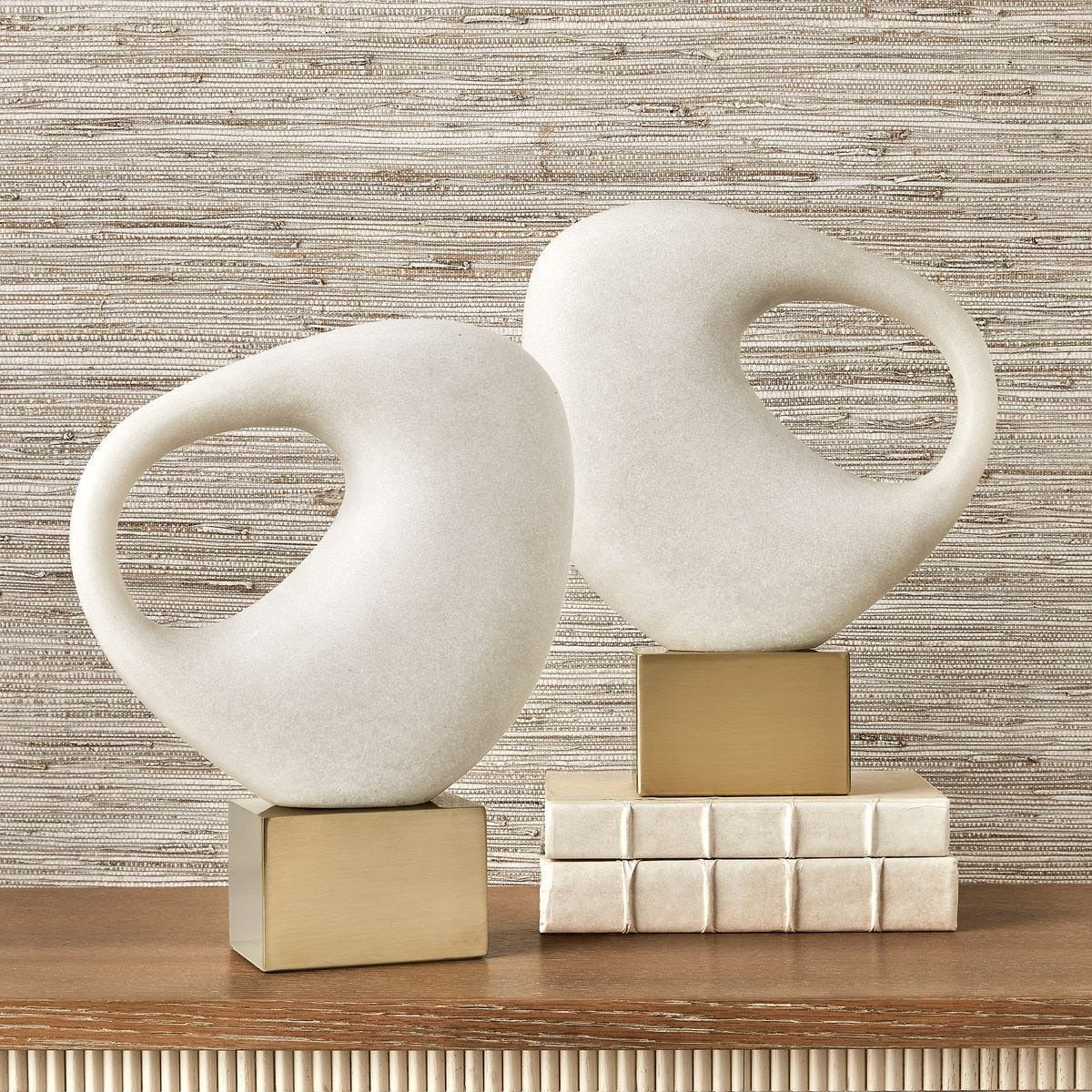 Contemporary Lounging Stone Sculpture by Uttermost