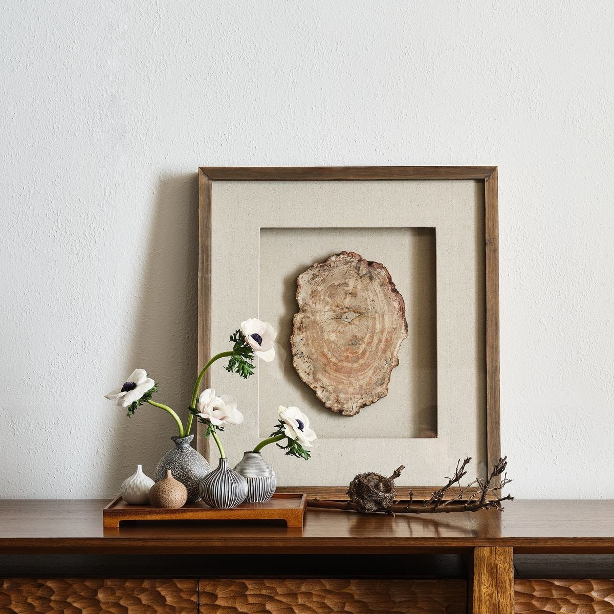 Nestling Vases in Coffee - Set of 5 by Uttermost