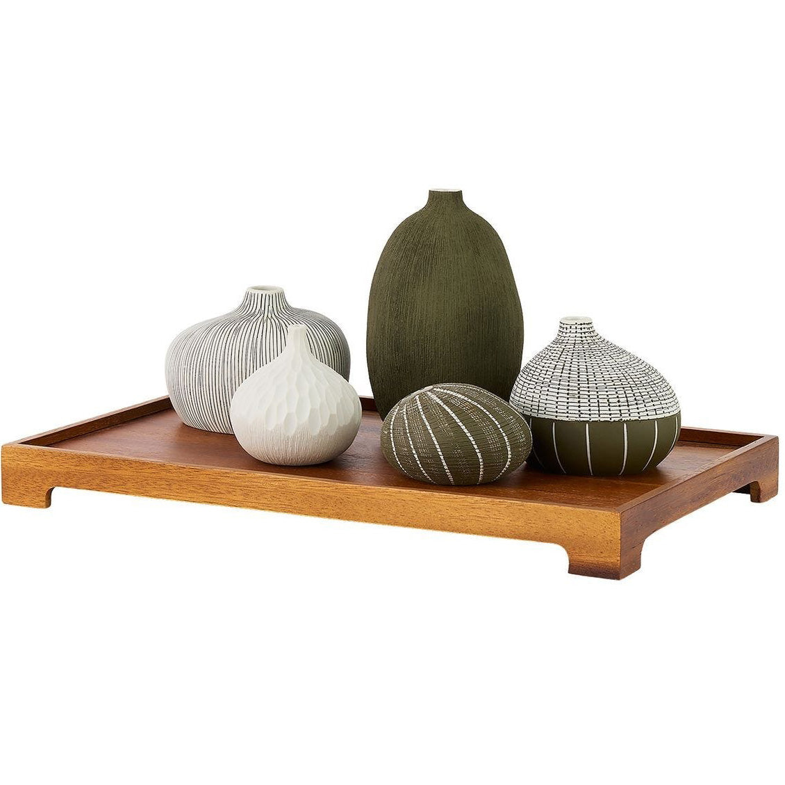 Nestling Vases in Forest - Set of 5 by Uttermost