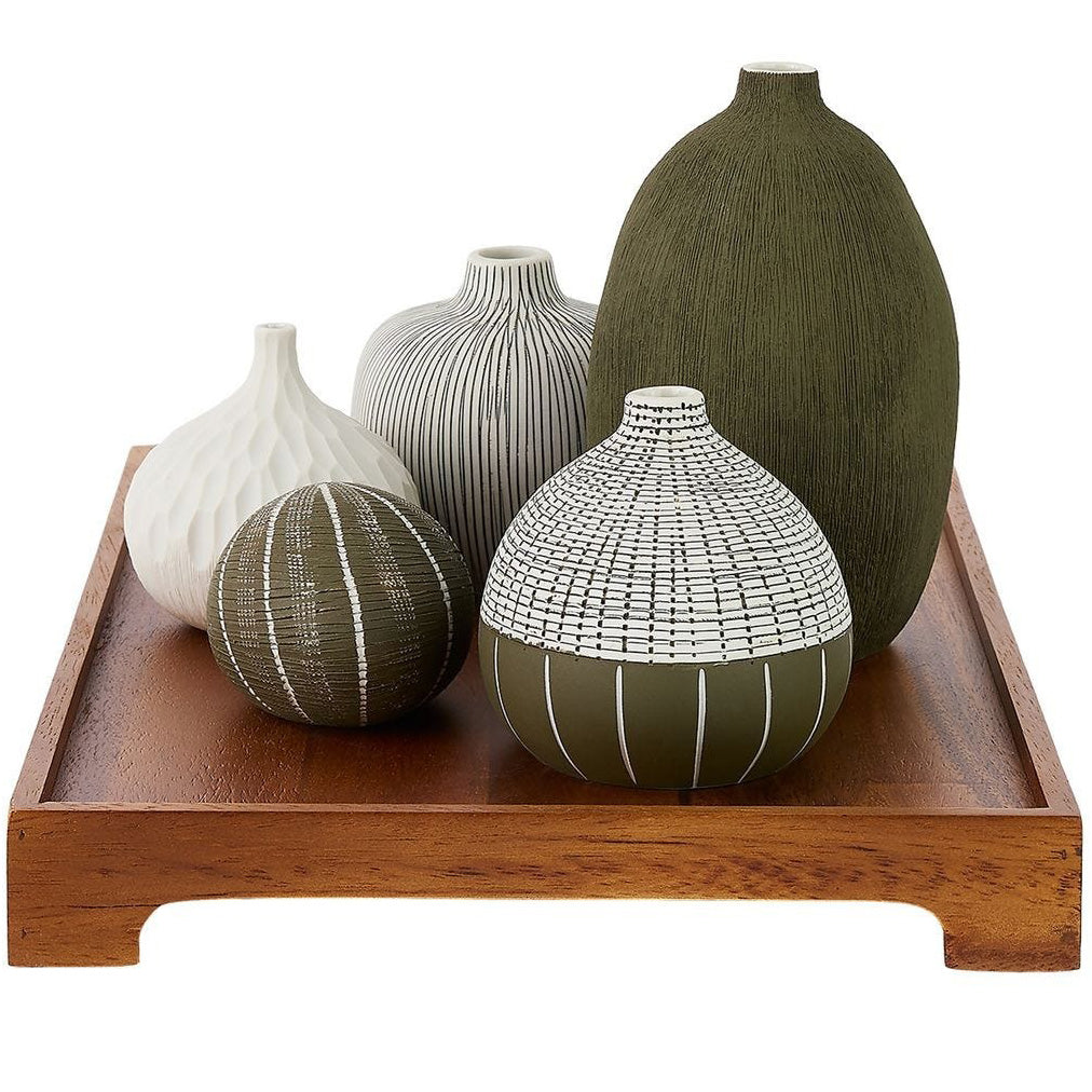 Nestling Vases in Forest - Set of 5 by Uttermost