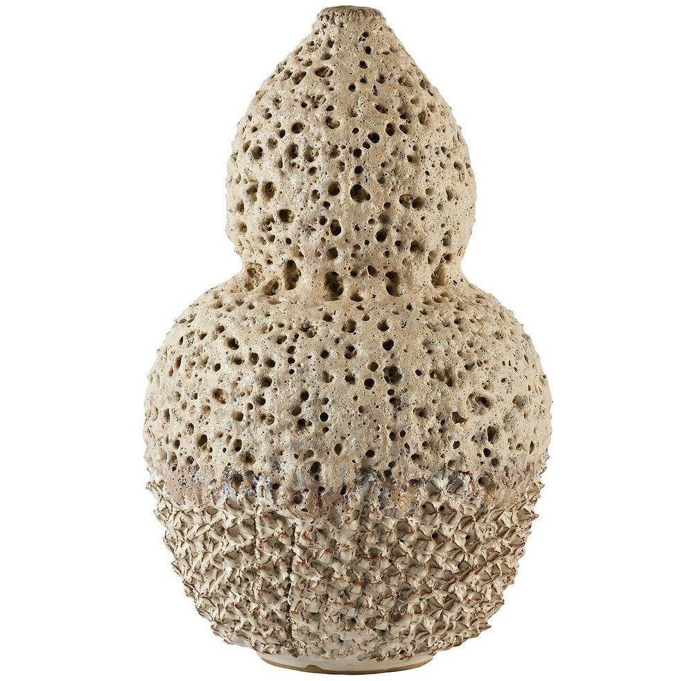 Out of my Gourd Vase in Off-White - Large by Uttermost