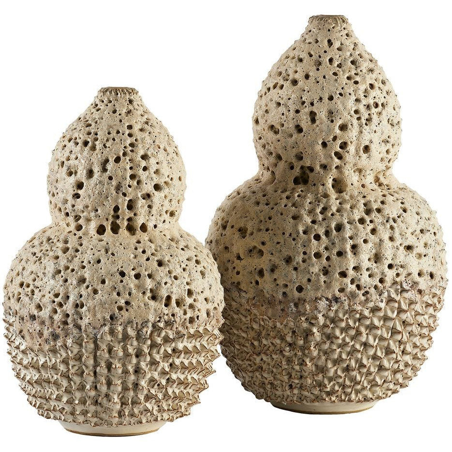 Out of my Gourd Vase in Off-White - Large by Uttermost