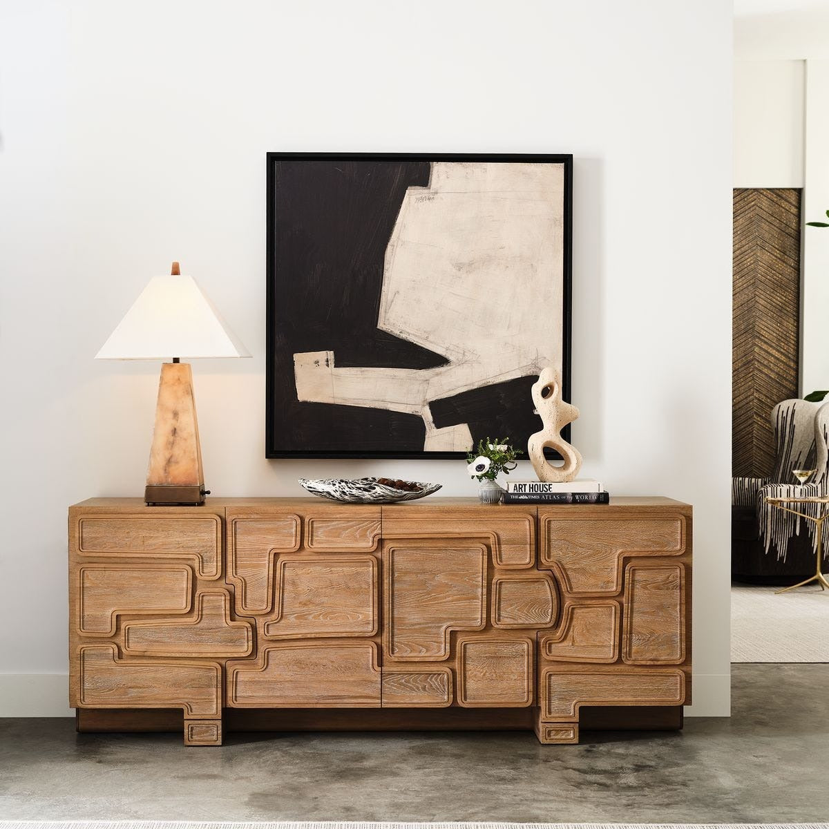 Parcel 4 Door Cabinet by Uttermost