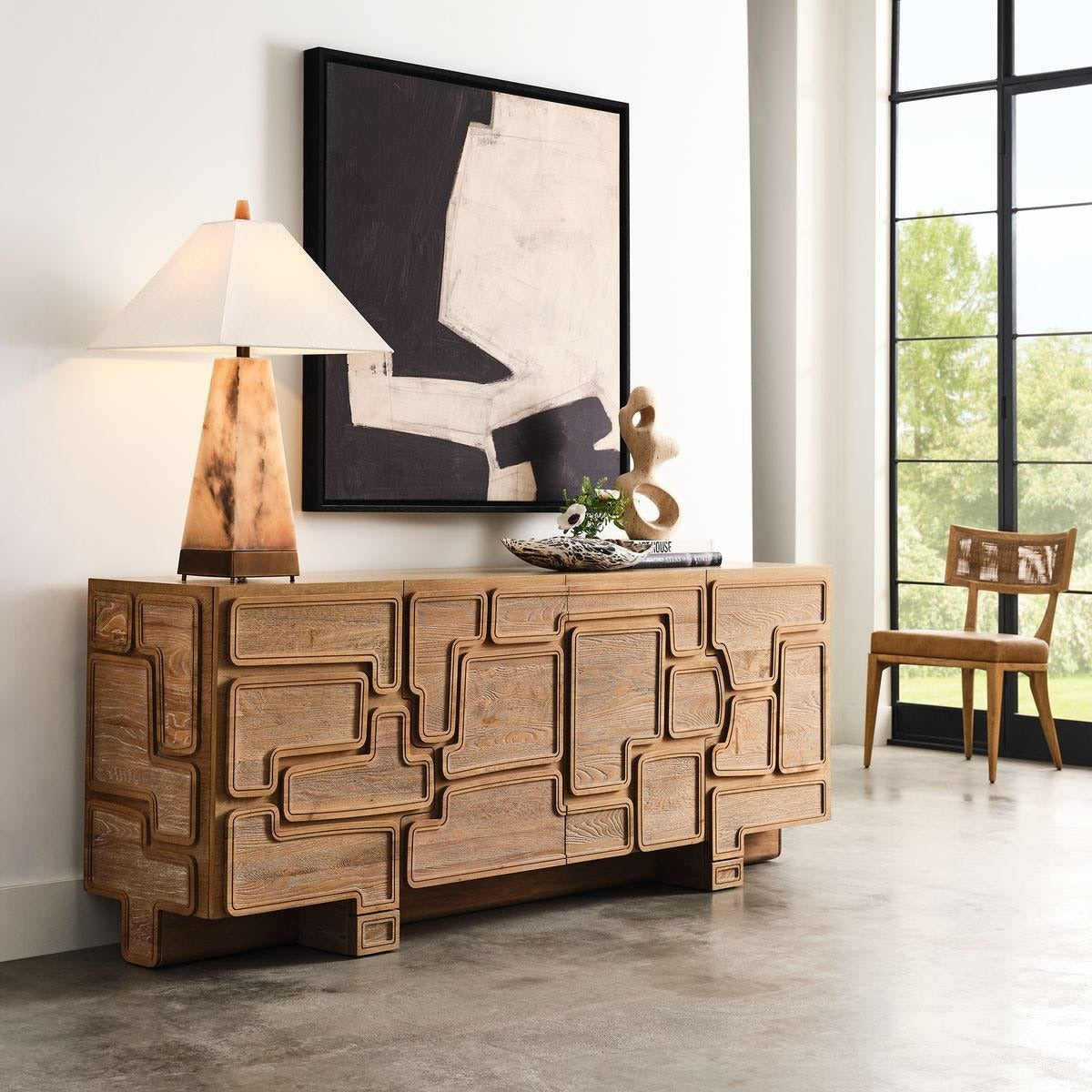 Parcel 4 Door Cabinet by Uttermost