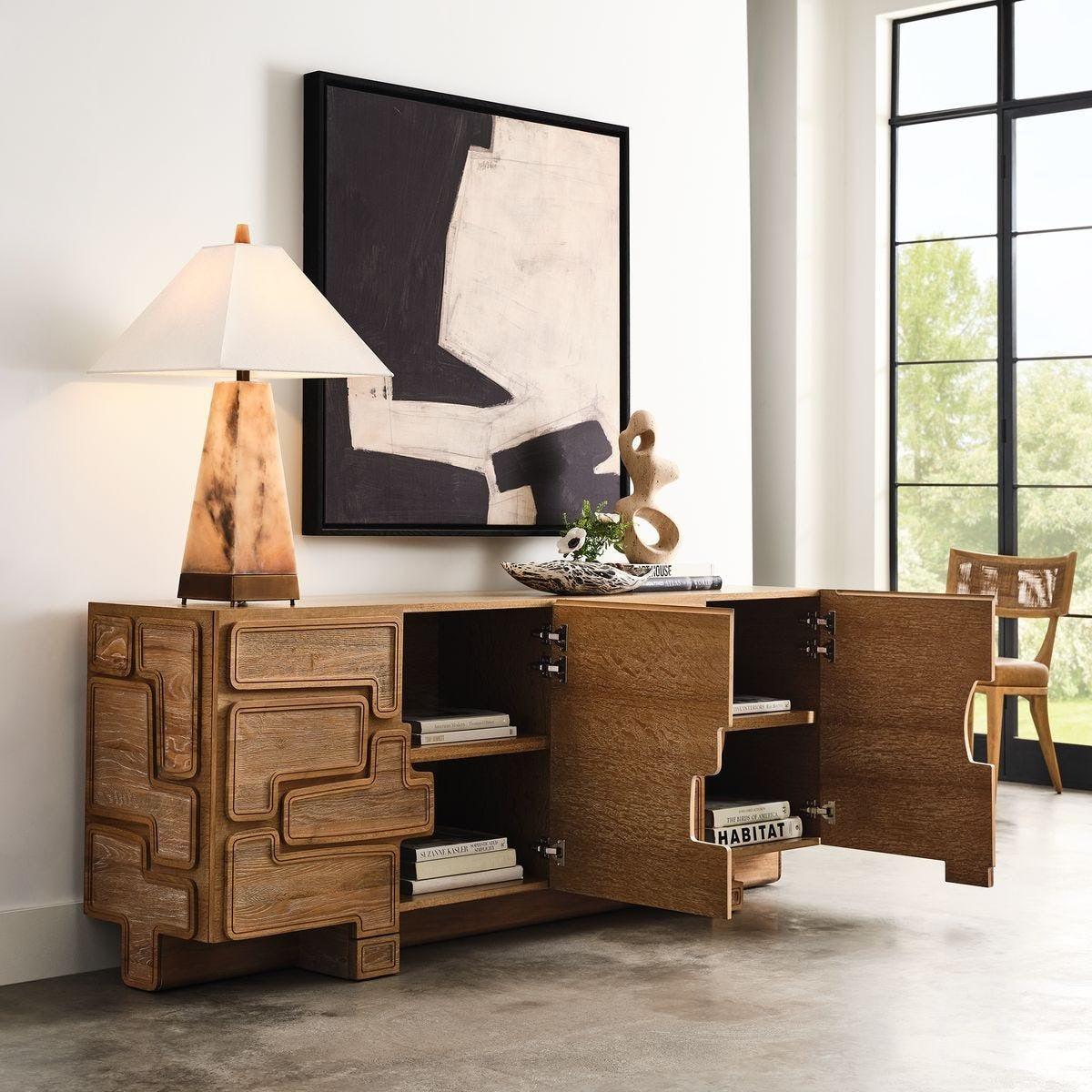 Parcel 4 Door Cabinet by Uttermost
