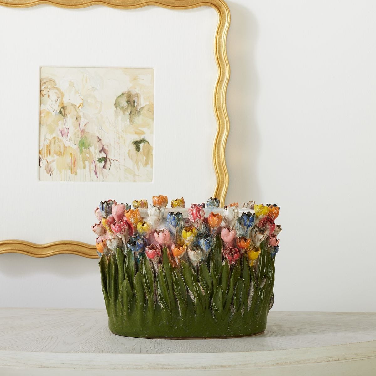 Tulip Symphony Cachepot by Uttermost