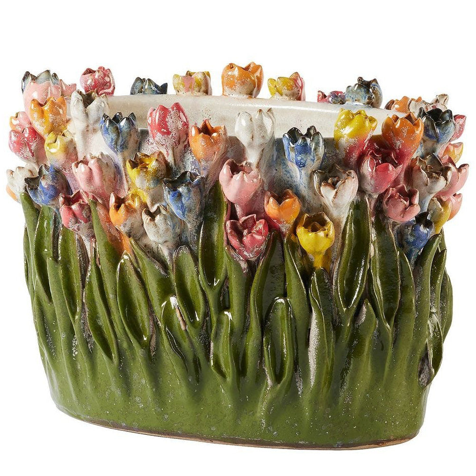 Tulip Symphony Cachepot by Uttermost