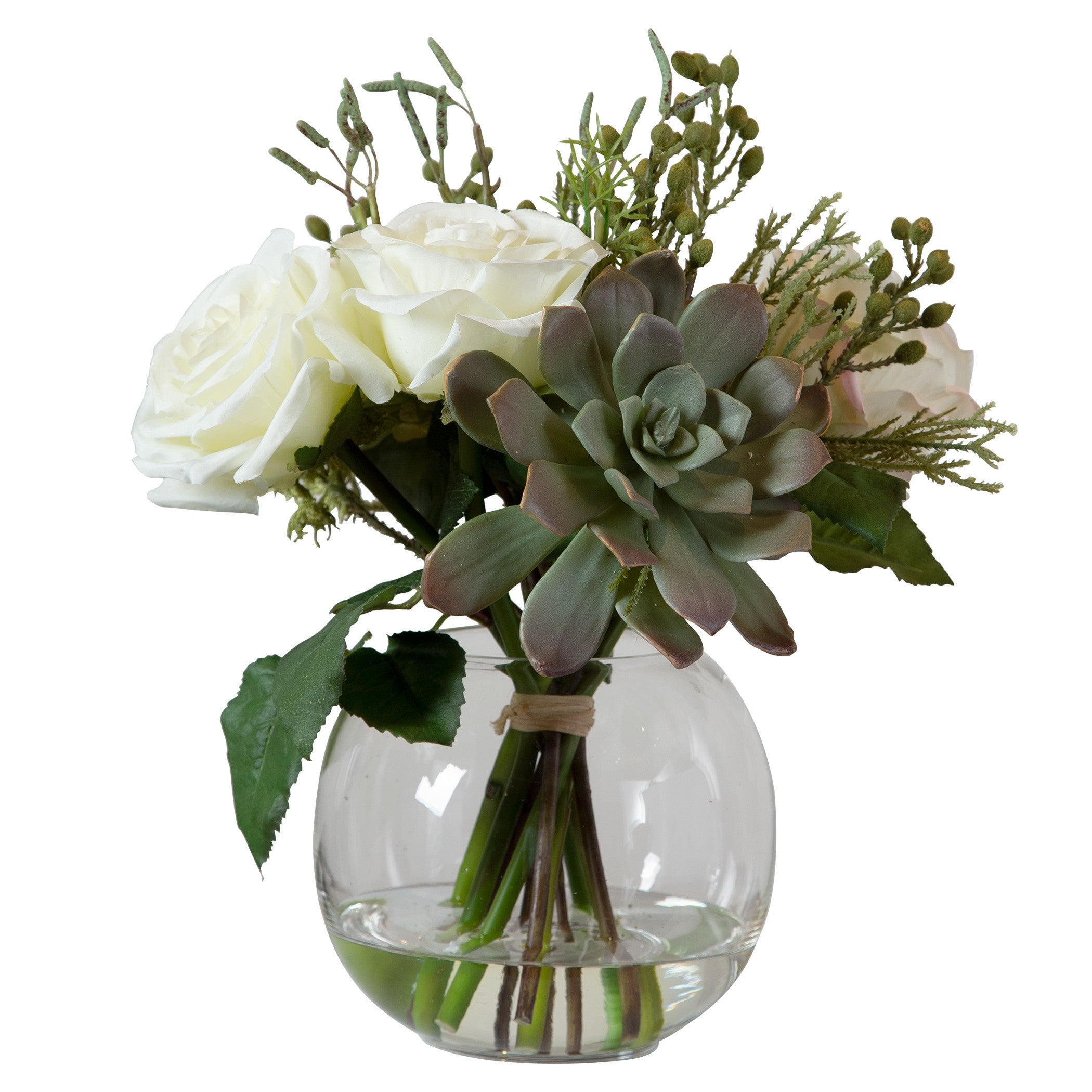 Belmonte Floral Bouquet & Vase by Uttermost