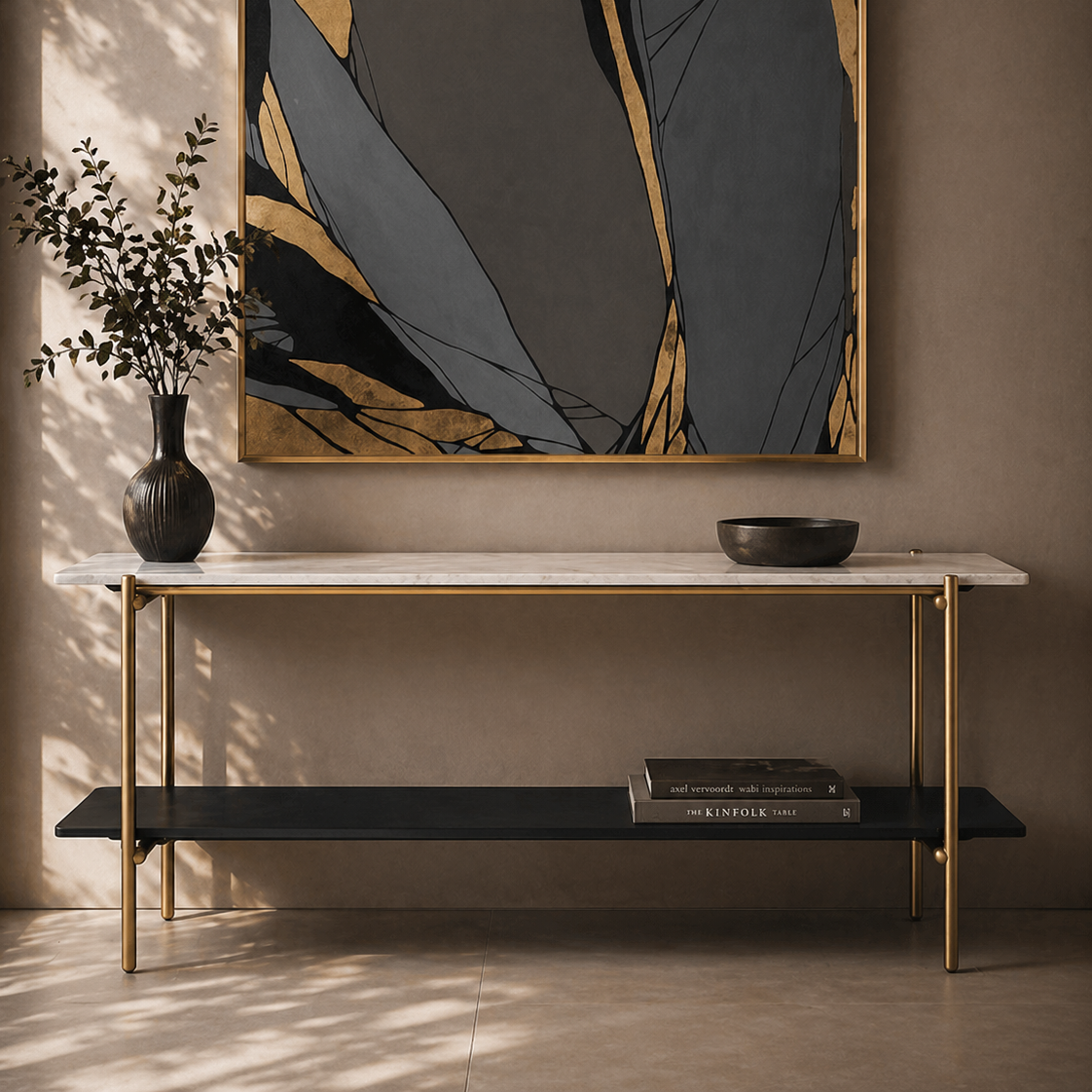 Bottega Console Table by Tommy Franks