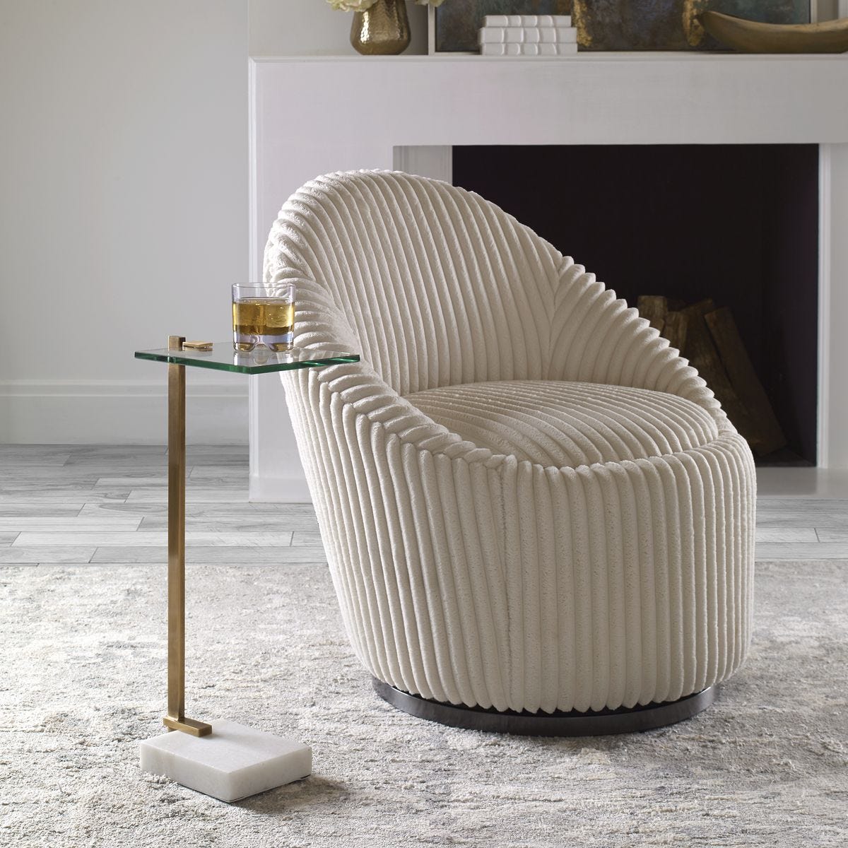Butler Brass Accent Table by Uttermost