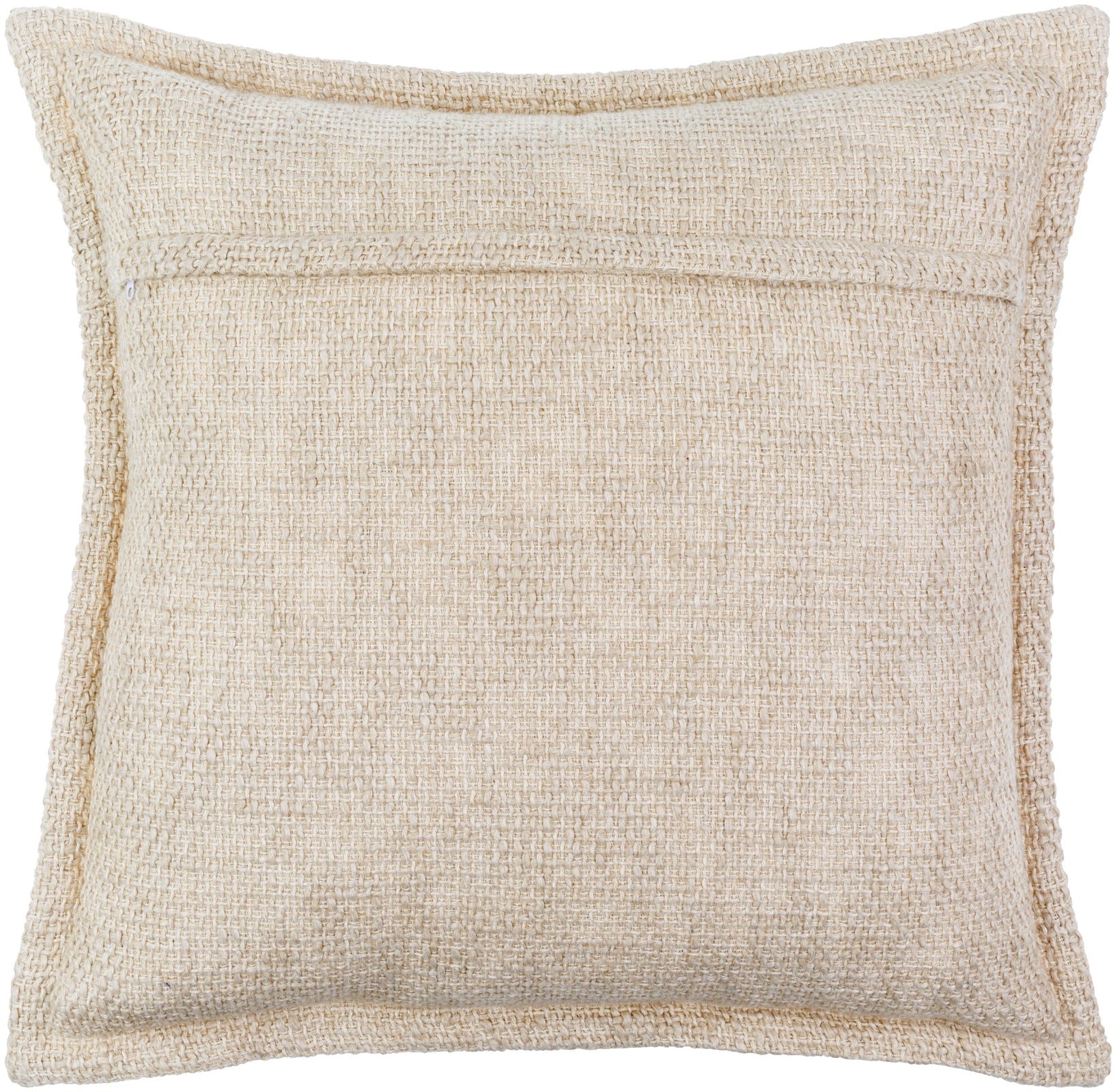 Bowen Woven Cushion in Beige by Keiichi