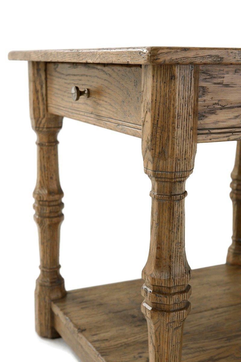 Side Table Galloway in Echo Oak by Theodore Alexander