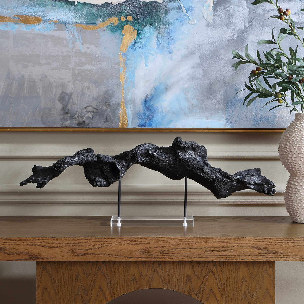 Charred Timber Sculpture Uttermost