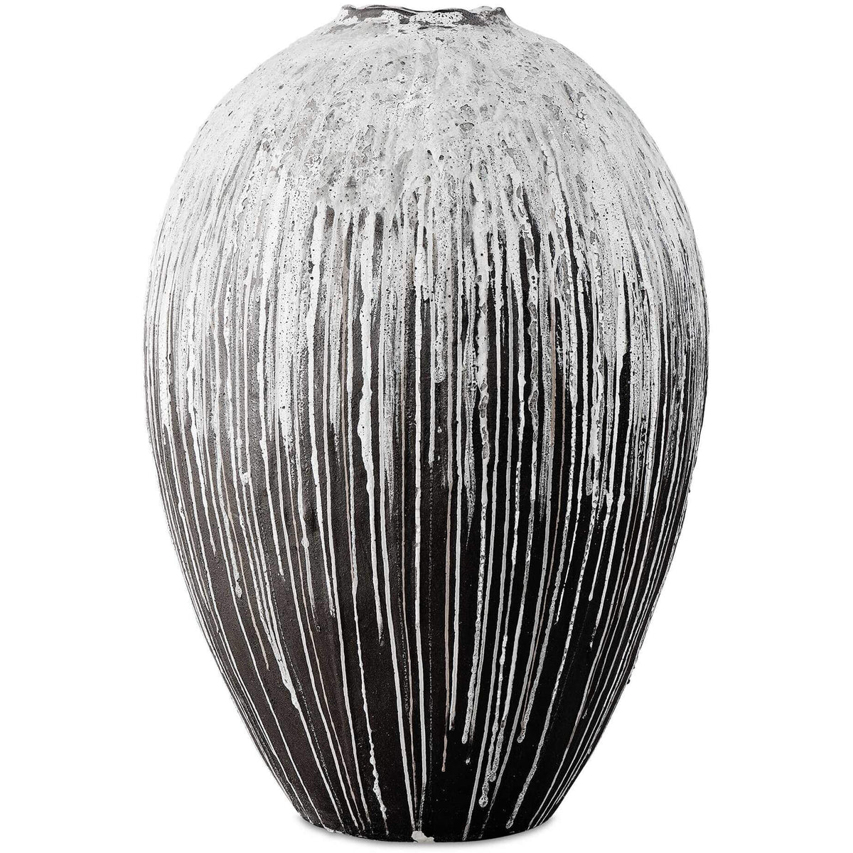 Chocolate Cascade Indoor-Outdoor Vase Uttermost