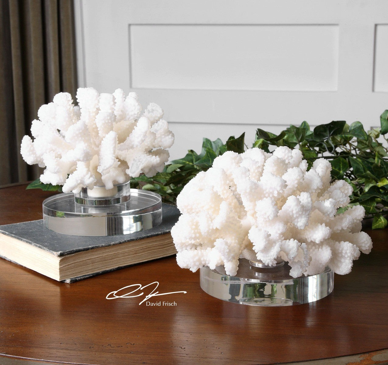 Hard Coral Sculptures - Set of 2 by Uttermost