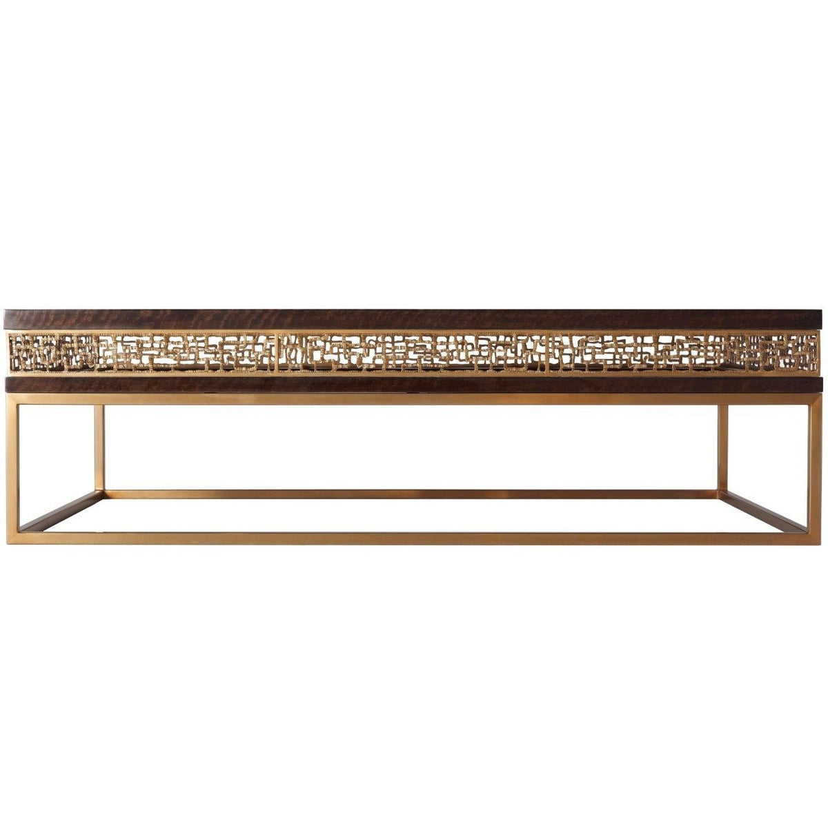 Frenzy Coffee Table in Eucalyptus by Theodore Alexander