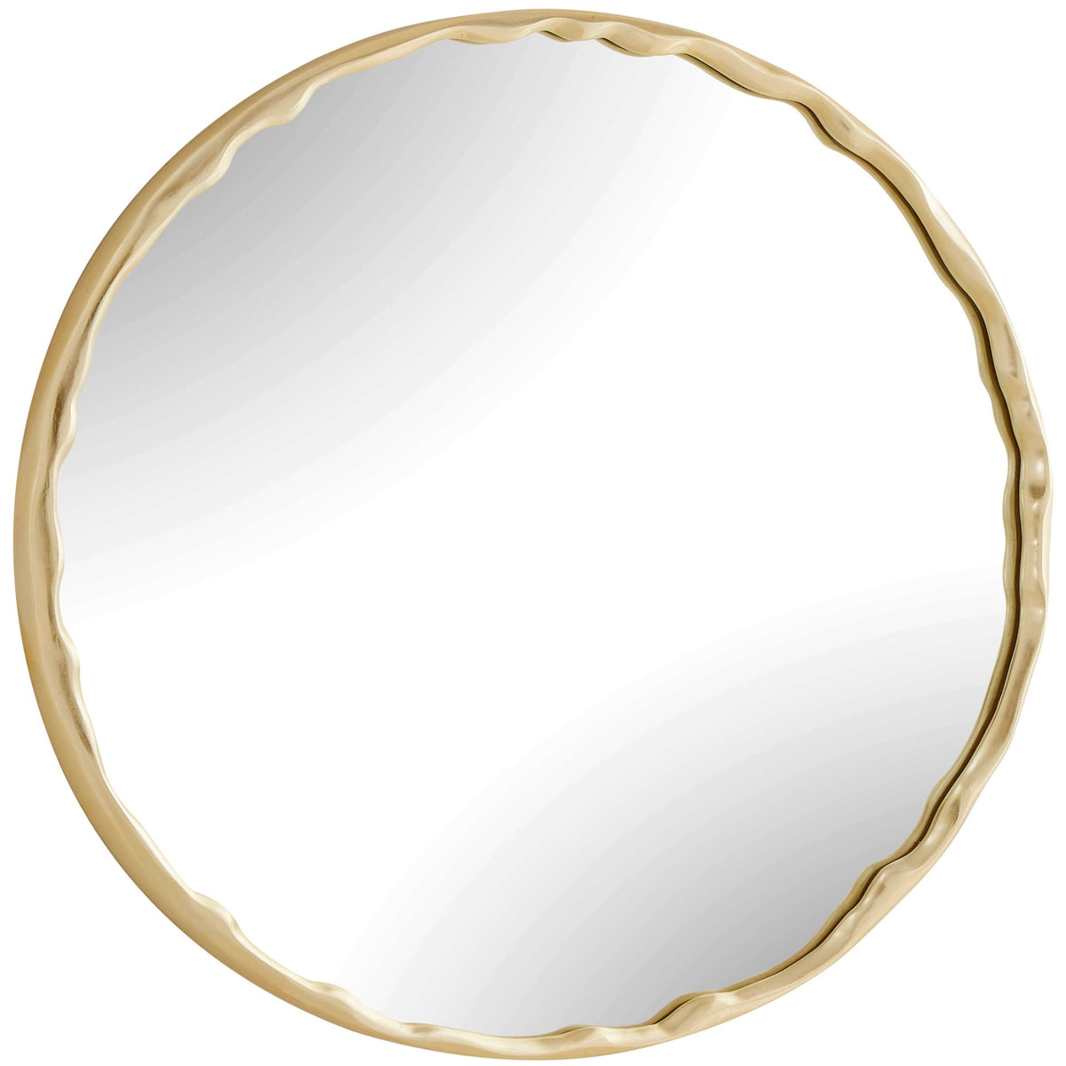Crinkle Round Mirror Uttermost