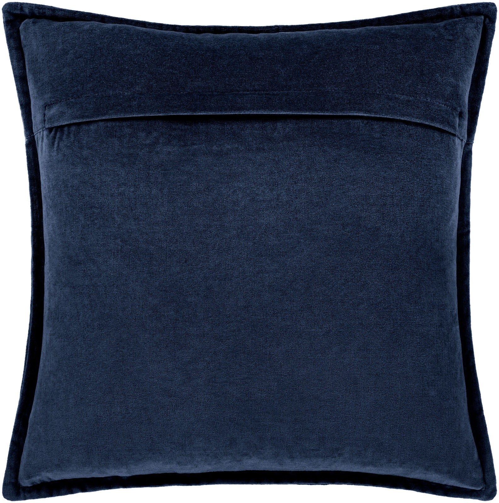 Cotton Velvet Cushion in Midnight Blue by Keiichi