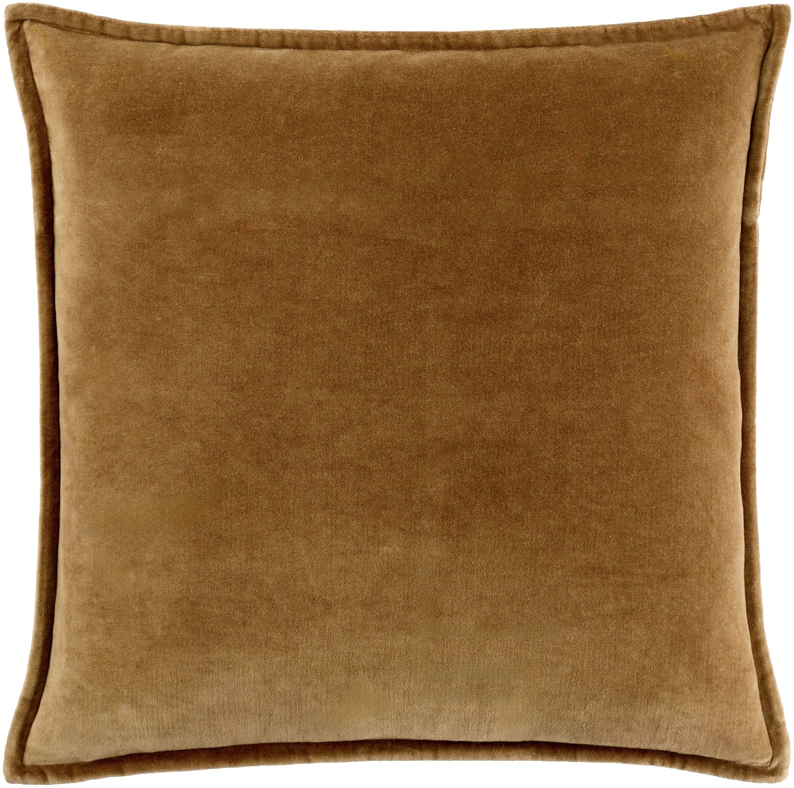 Cotton Velvet Cushion in Bronze by Keiichi