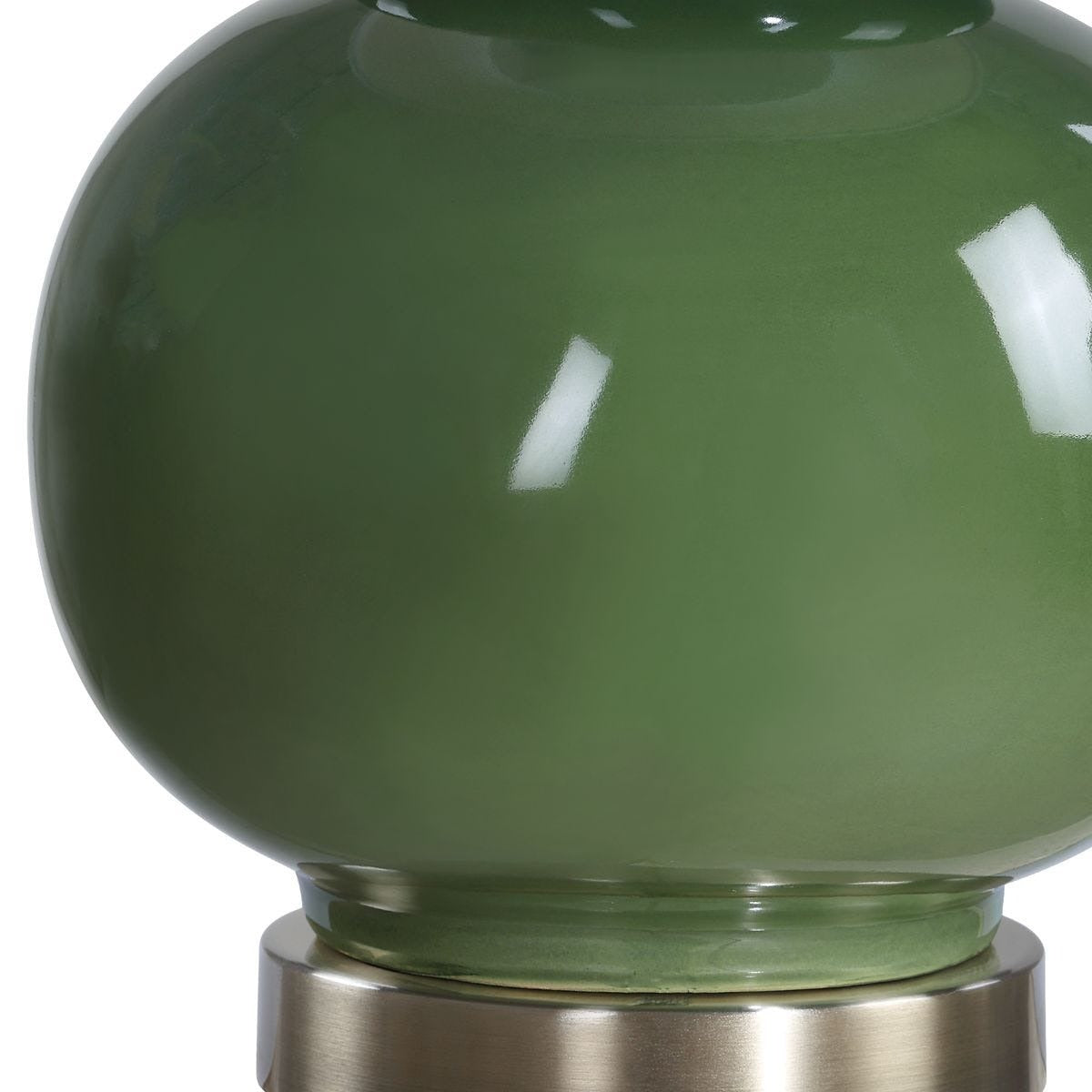 Delaunay Table Lamp in Green by Keiichi