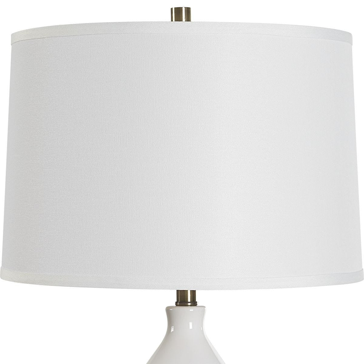 Delaunay Table Lamp in White by Keiichi