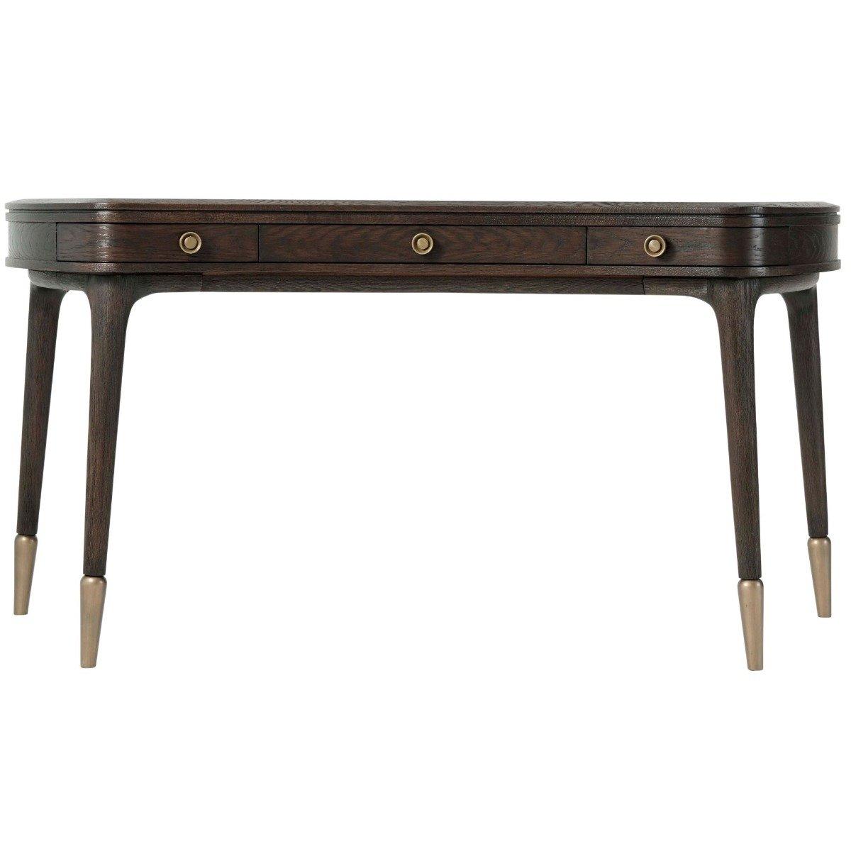 Legacy Writing Desk II in Cigar Club Brown by Theodore Alexander