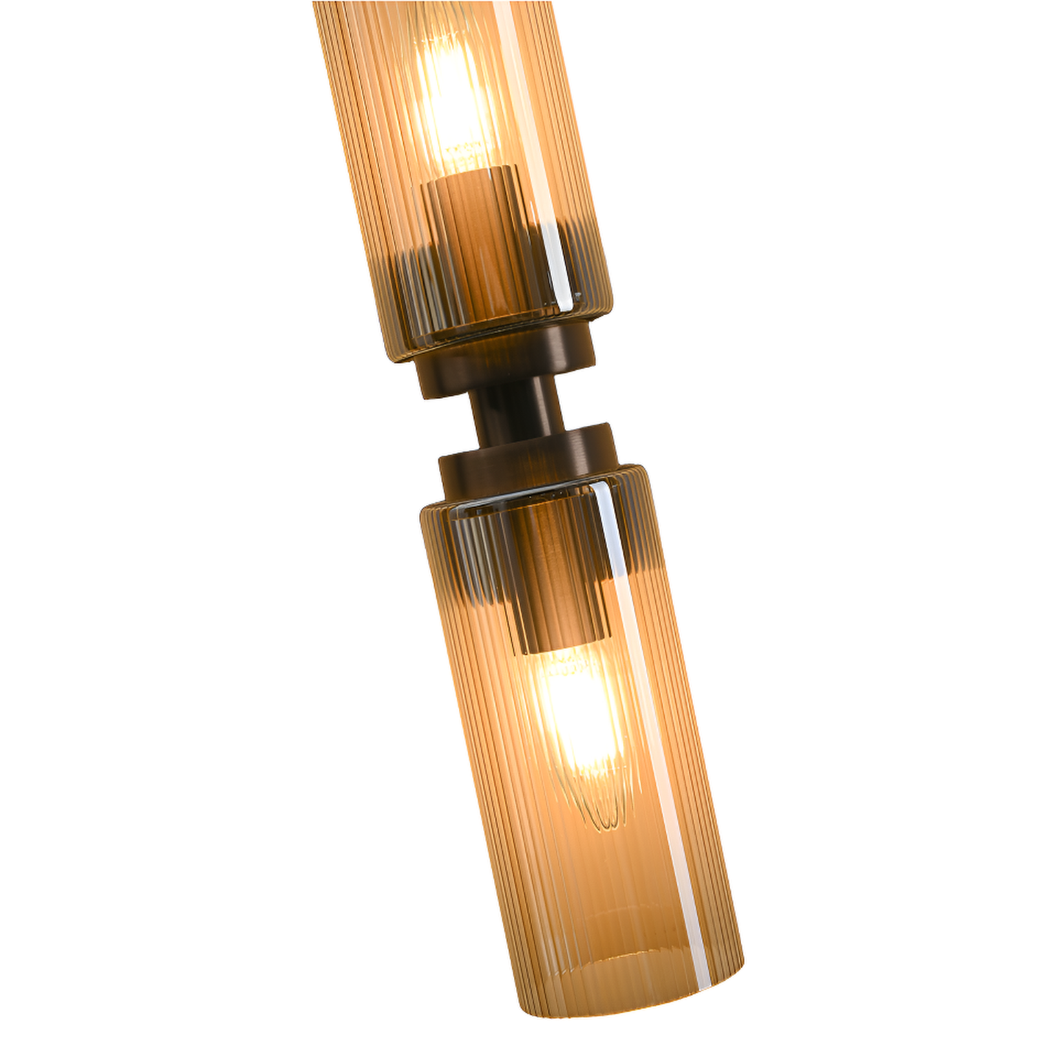 Revere Bronze & Smoked Glass Wall Light by Luxe Collection