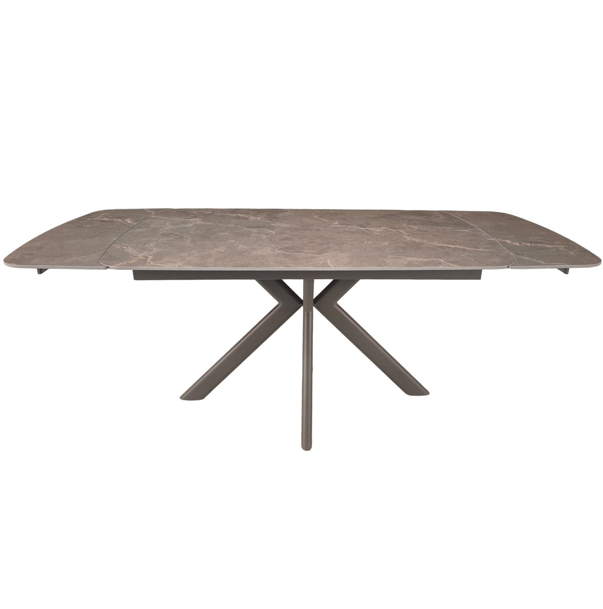 Cote Extending Dining Table in Latte Stone Ceramic - 140-200cm Keiichi